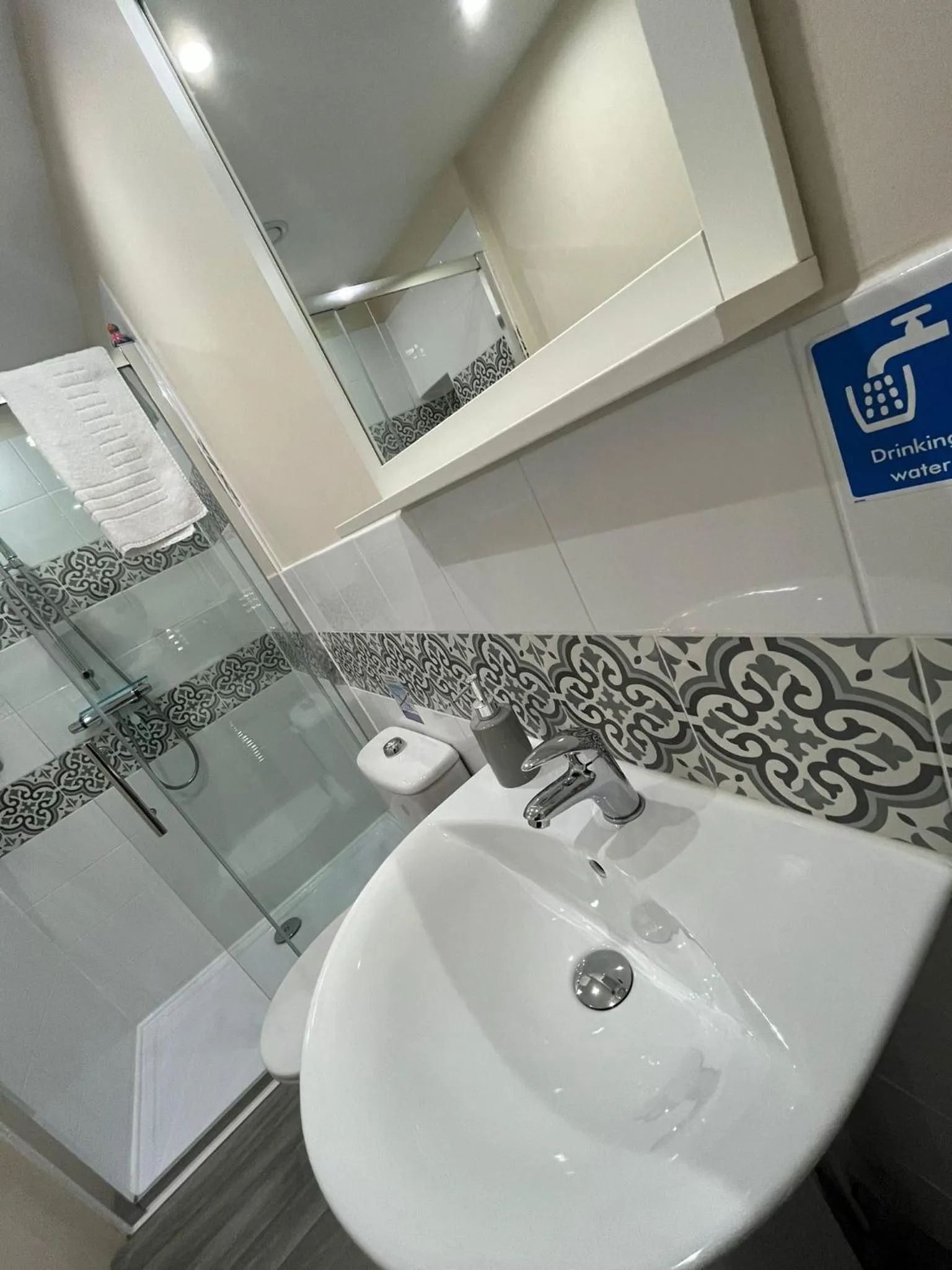 Shower in Old Manor House