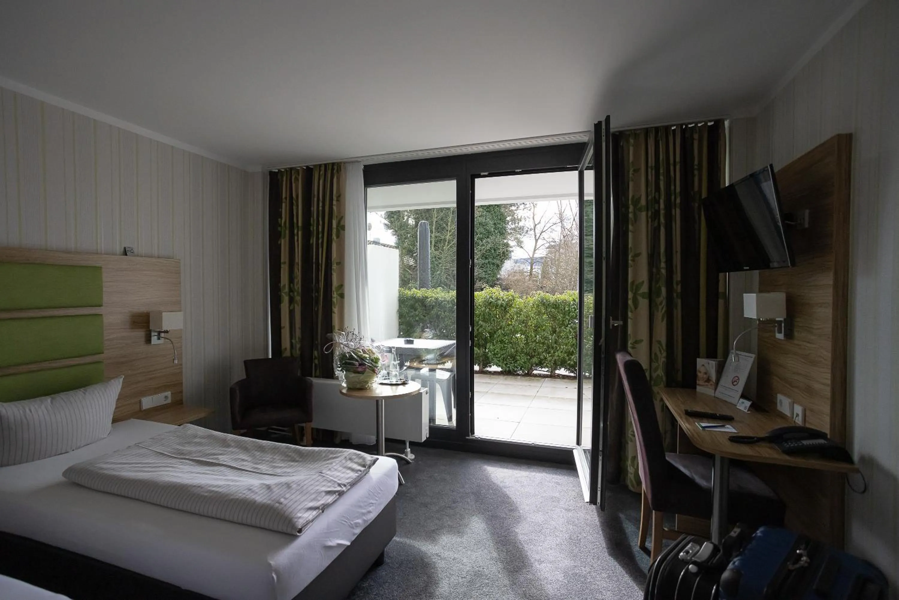 Bed in Seehotel Forst