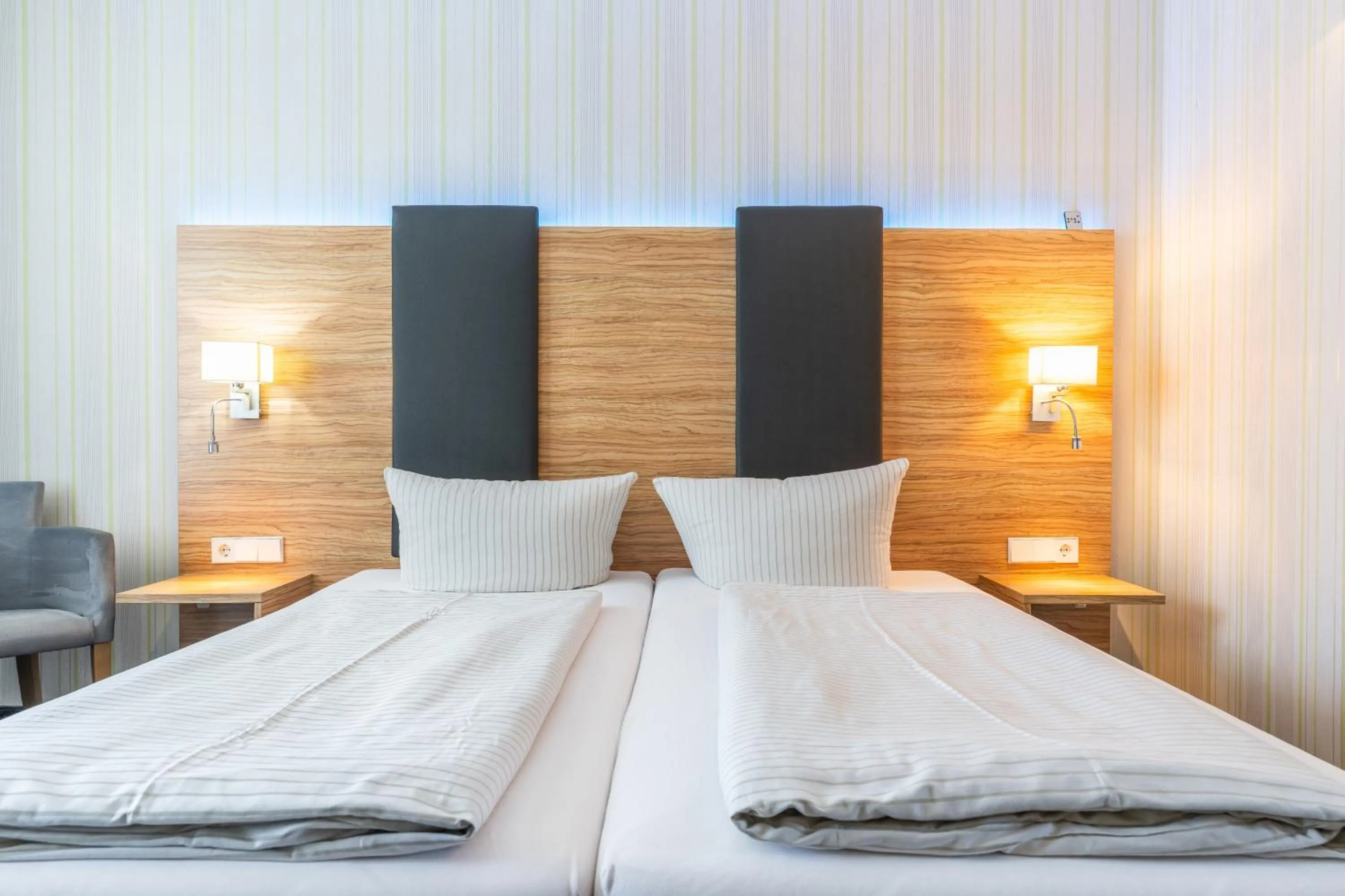 Bed in Seehotel Forst