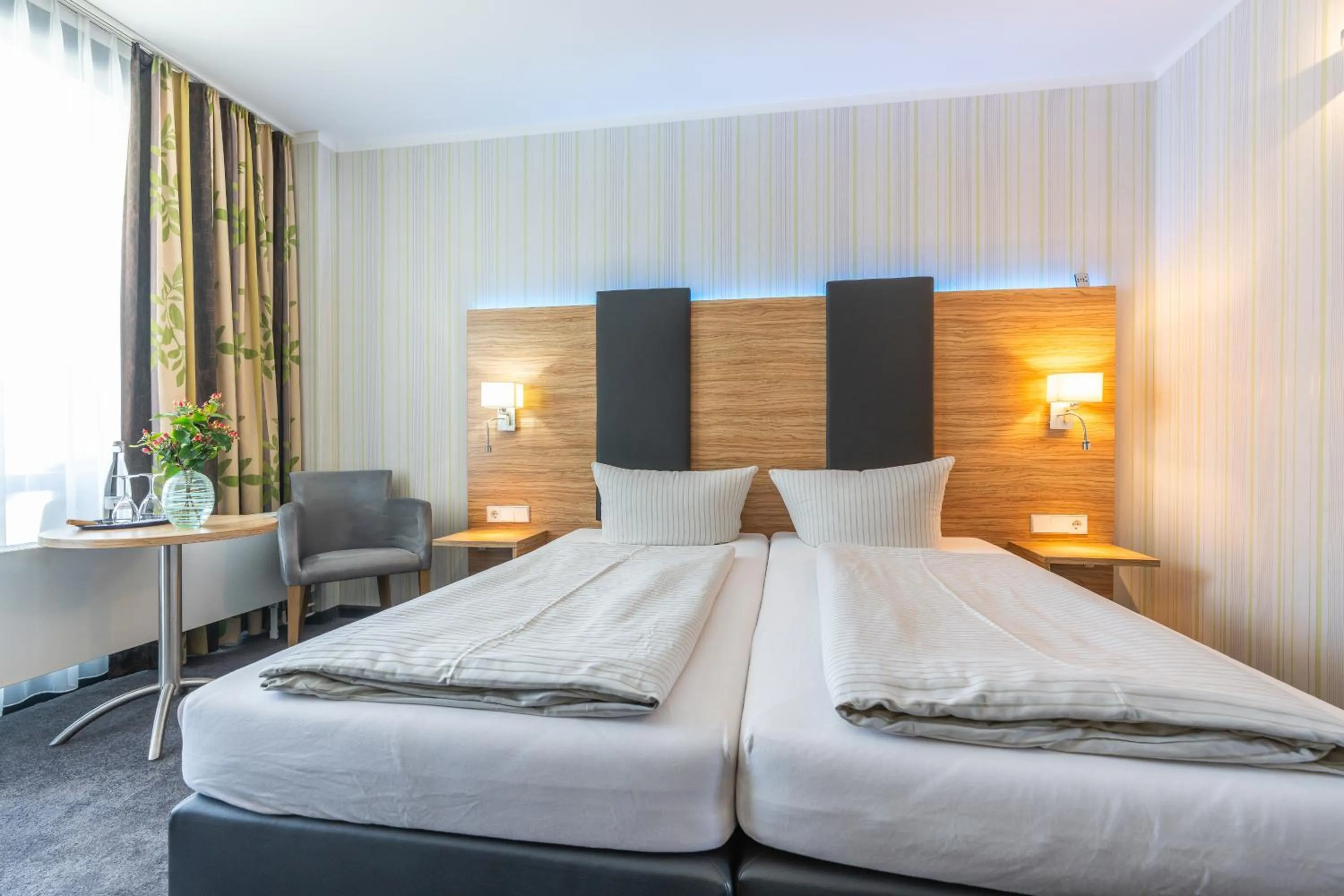 Bed in Seehotel Forst