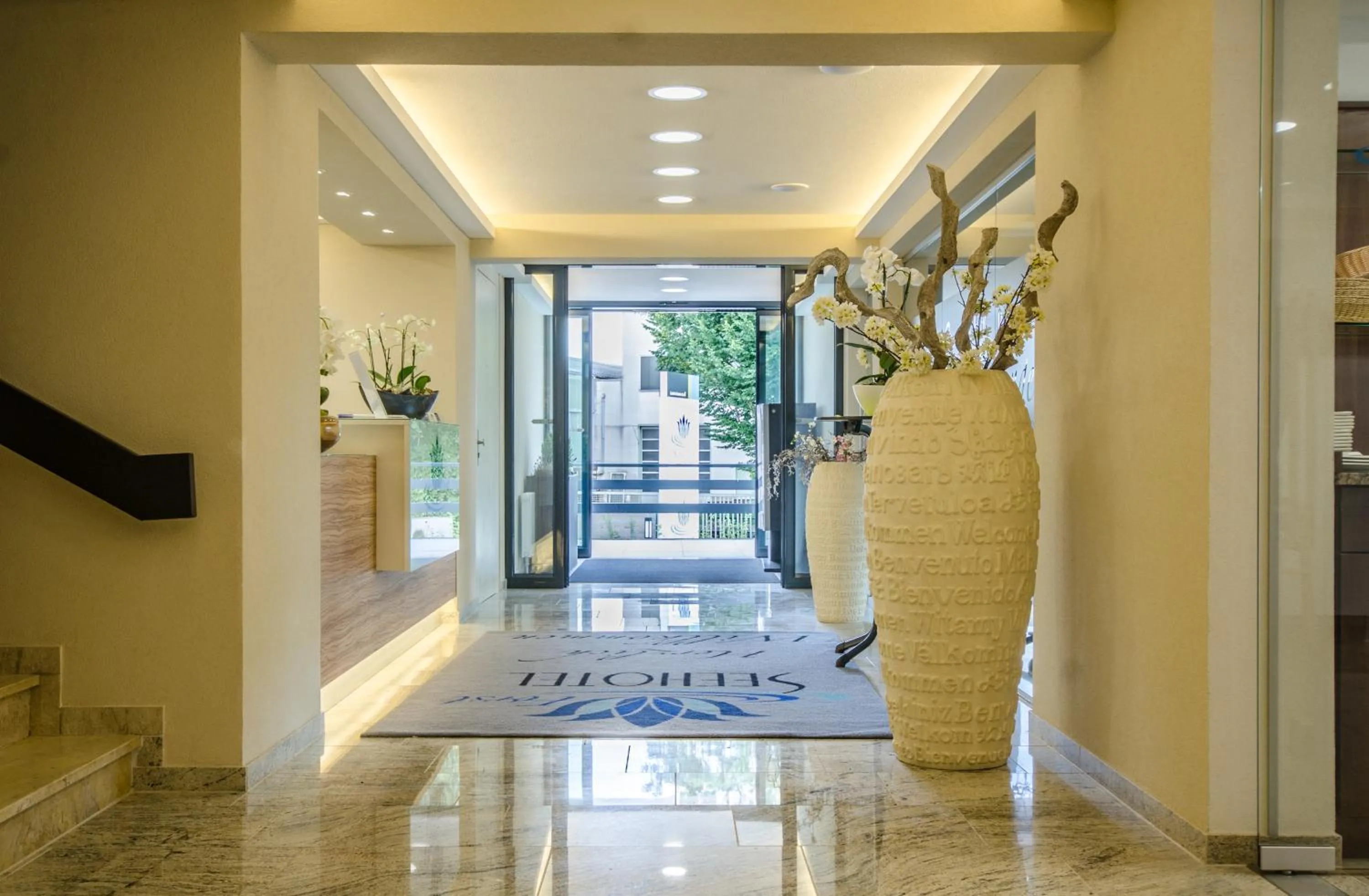 Lobby or reception in Seehotel Forst