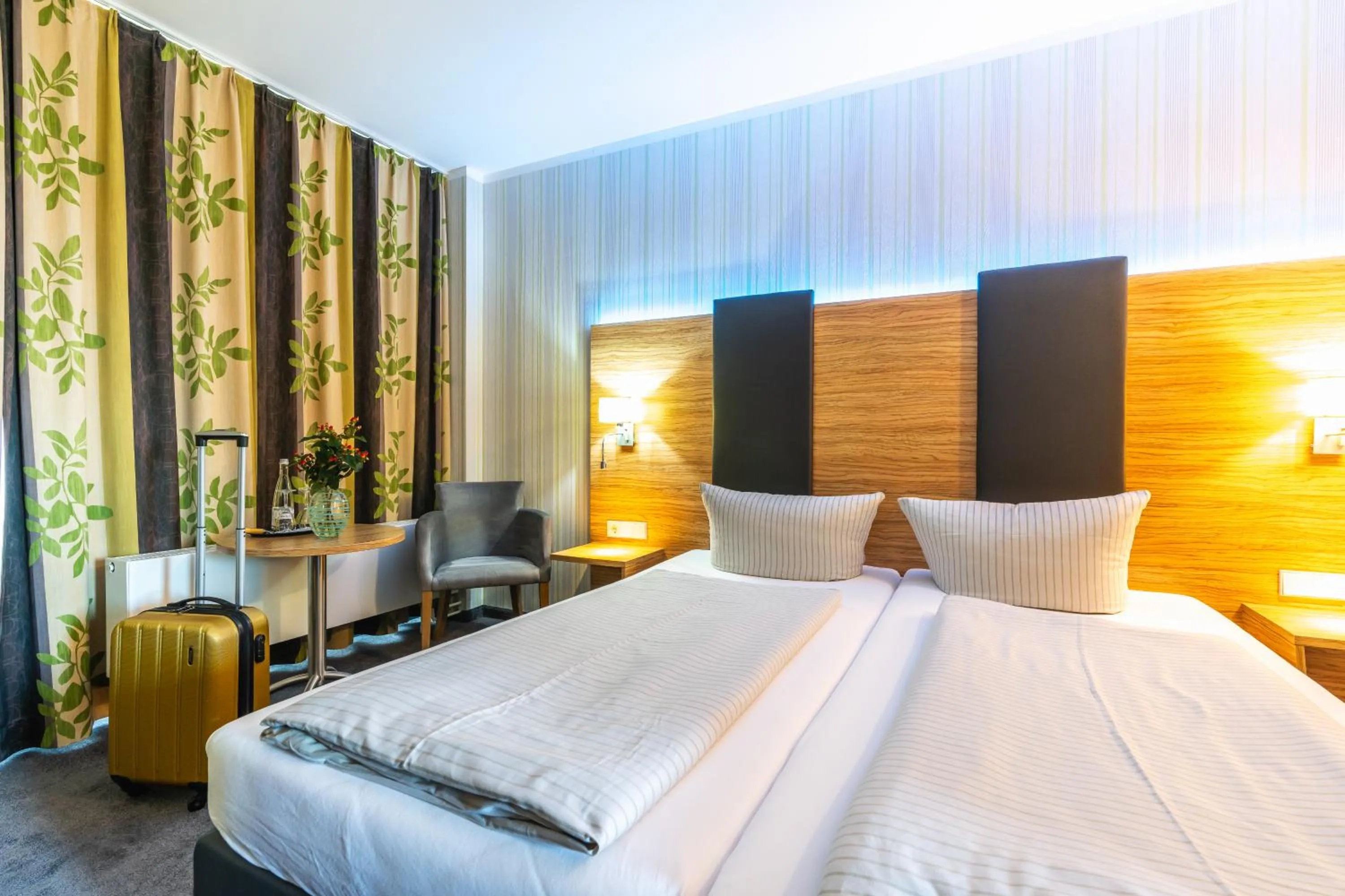 Bed in Seehotel Forst