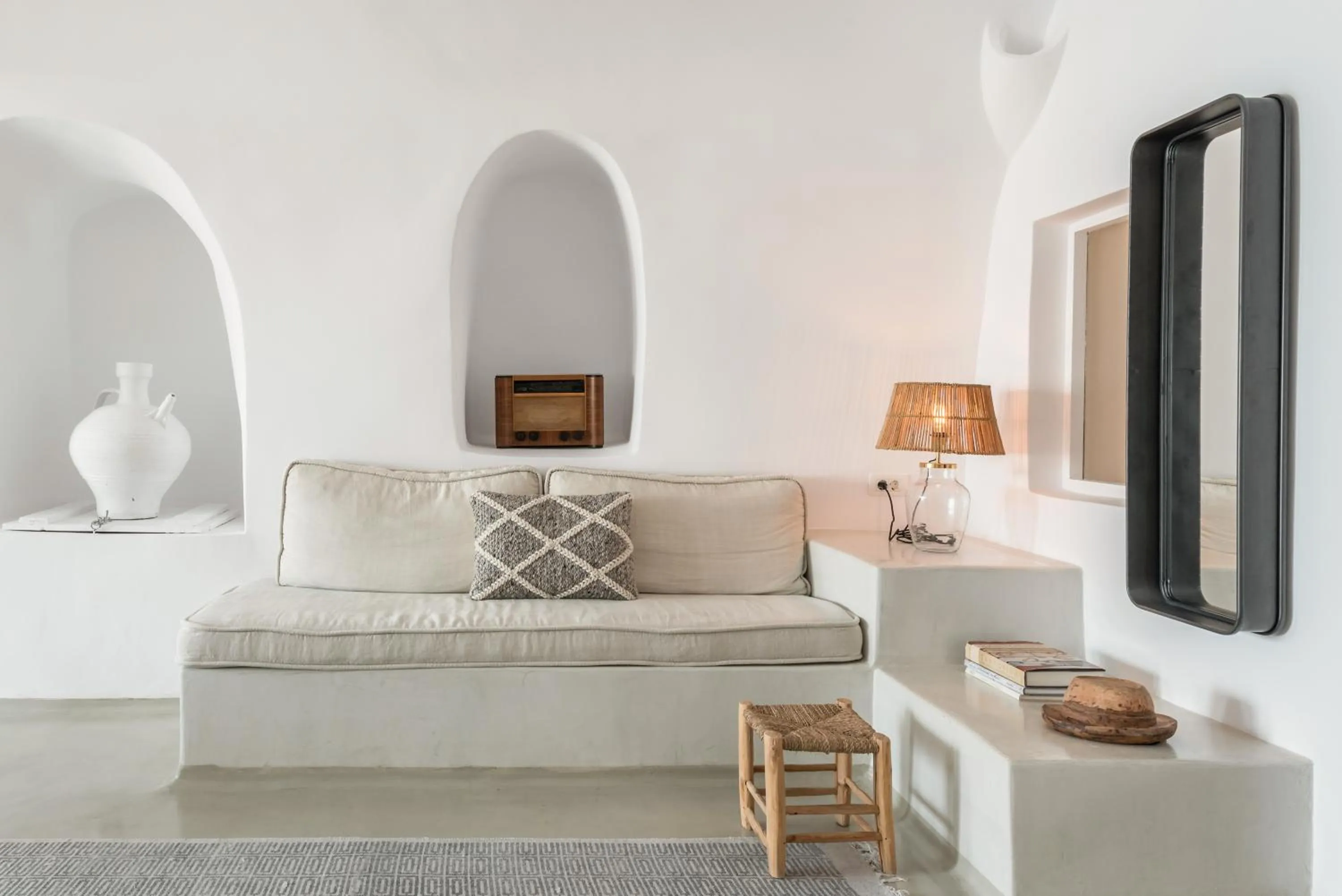 Living room in Cocoon Suites