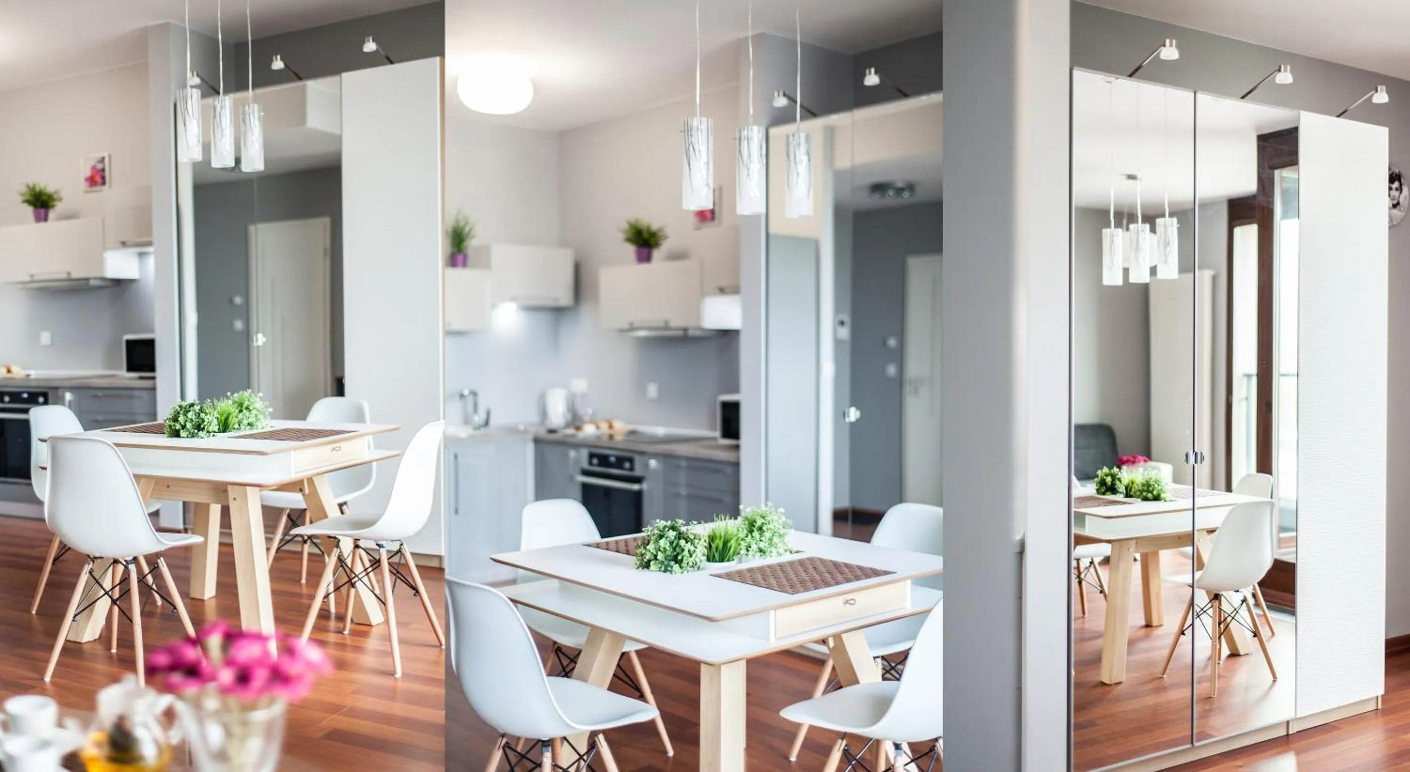 Kitchen or kitchenette in Warsaw Aparthotel