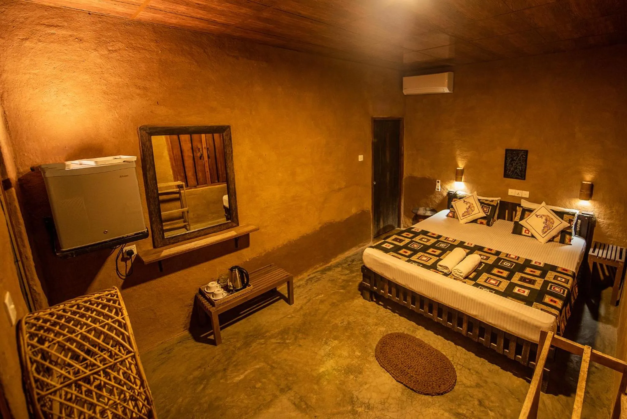 Bed in Private Organic House