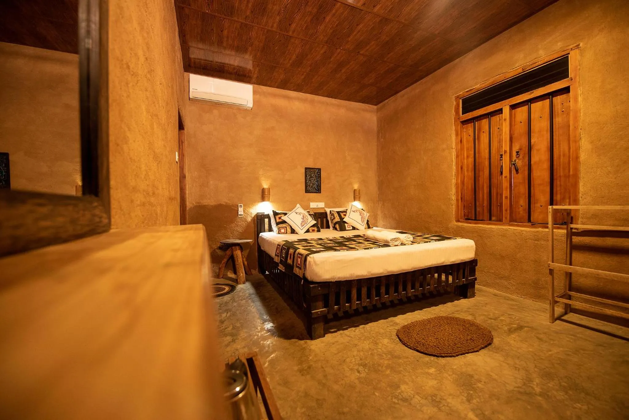 Bed in Private Organic House