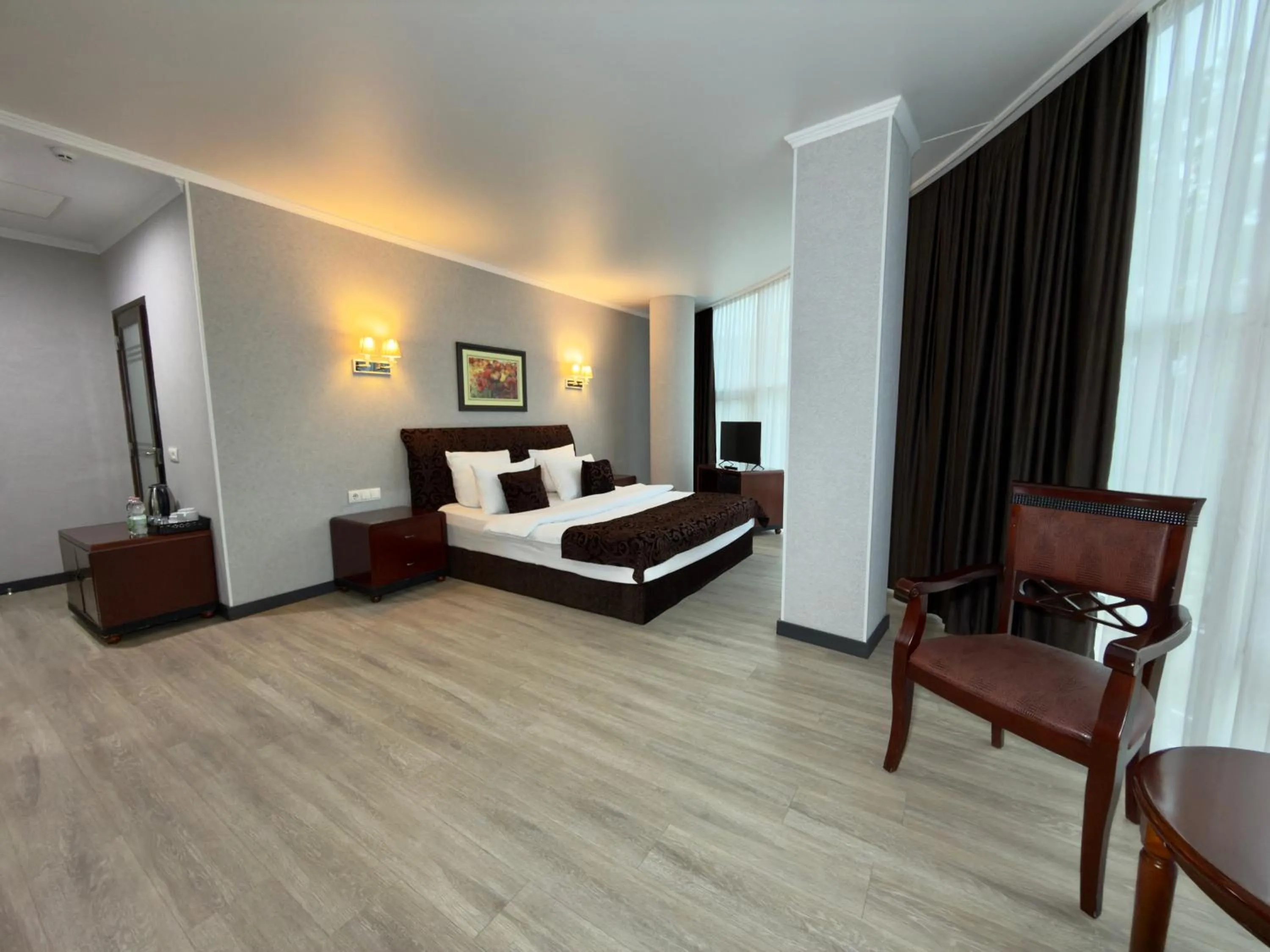 Bed in Aria Hotel Chisinau