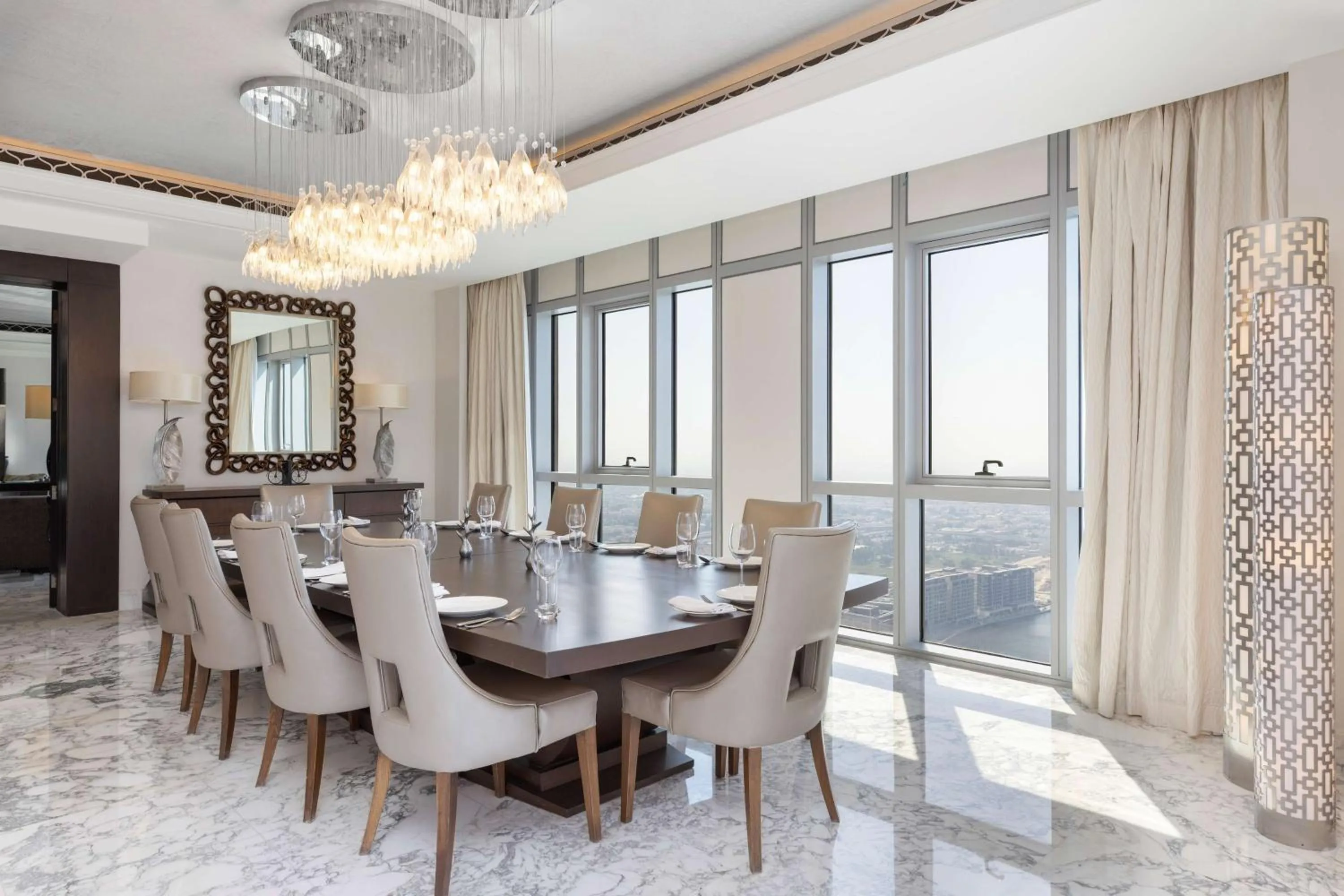 Living room in Hilton Dubai Al Habtoor City