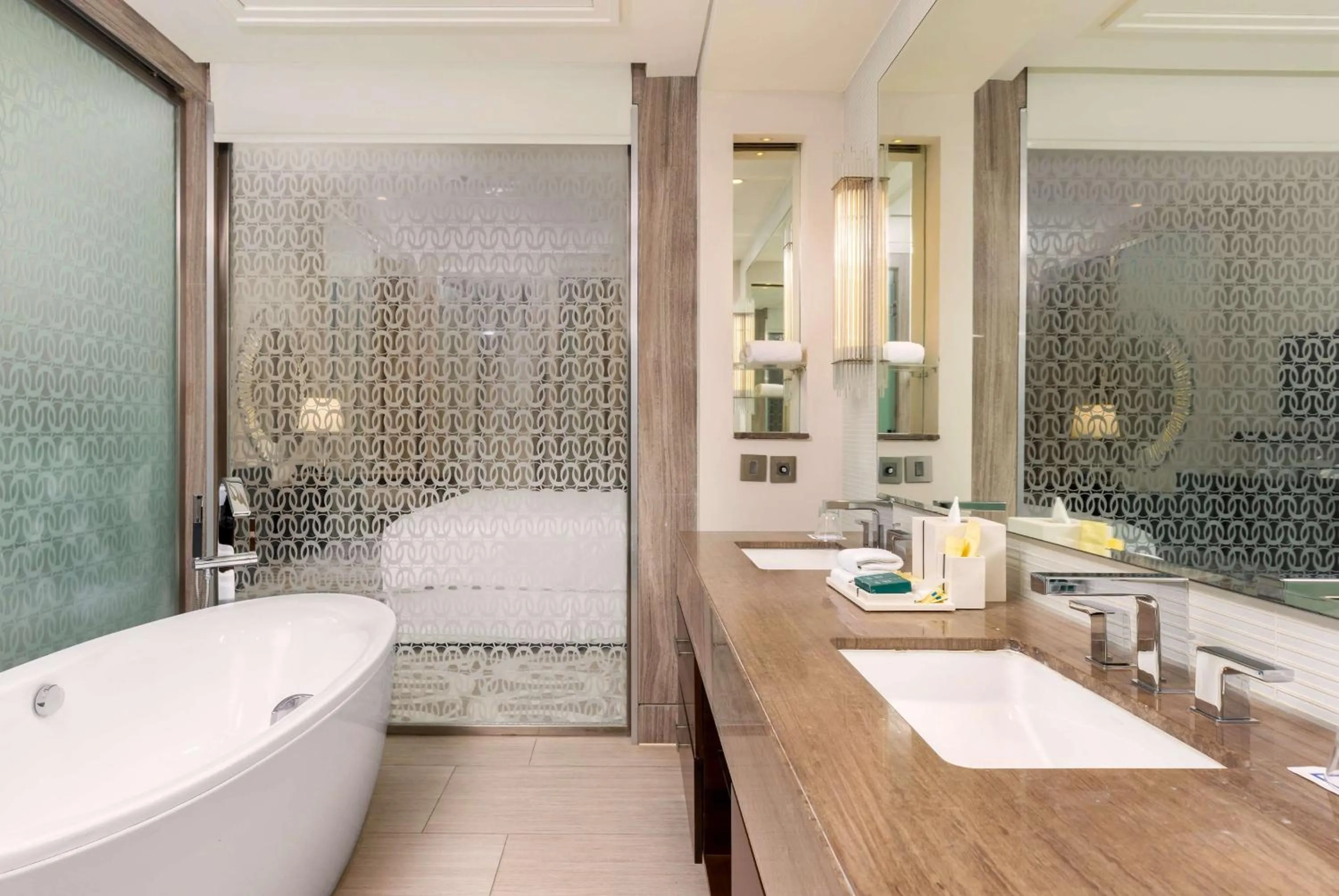 Bathroom in Hilton Dubai Al Habtoor City