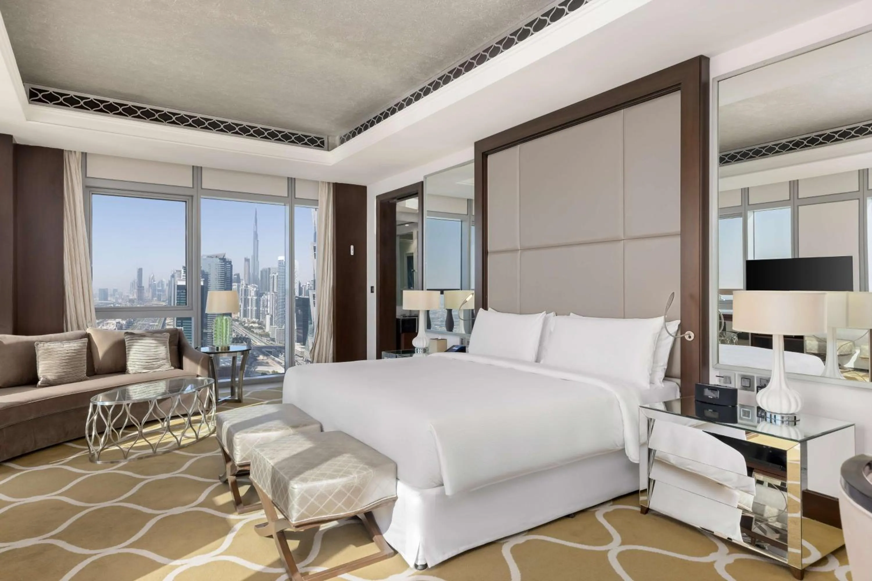 Bed in Hilton Dubai Al Habtoor City