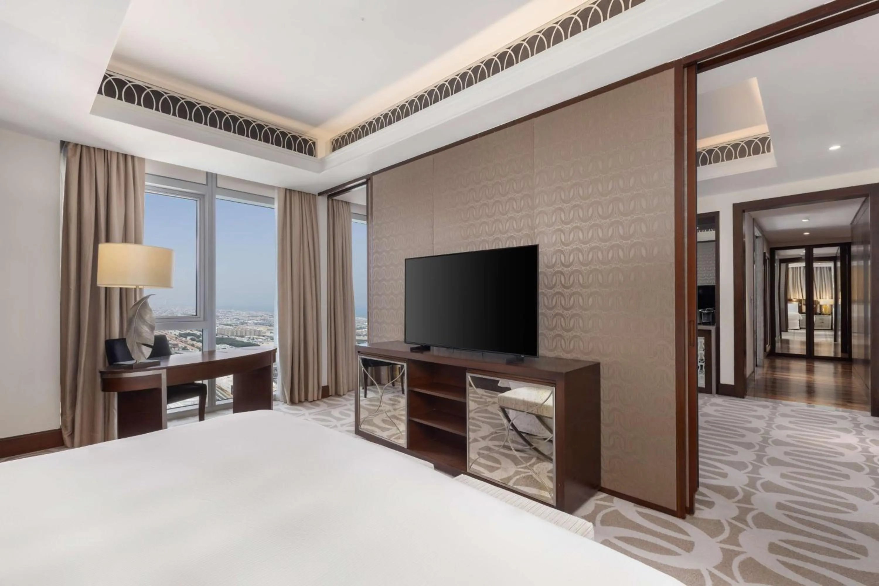 Bed in Hilton Dubai Al Habtoor City