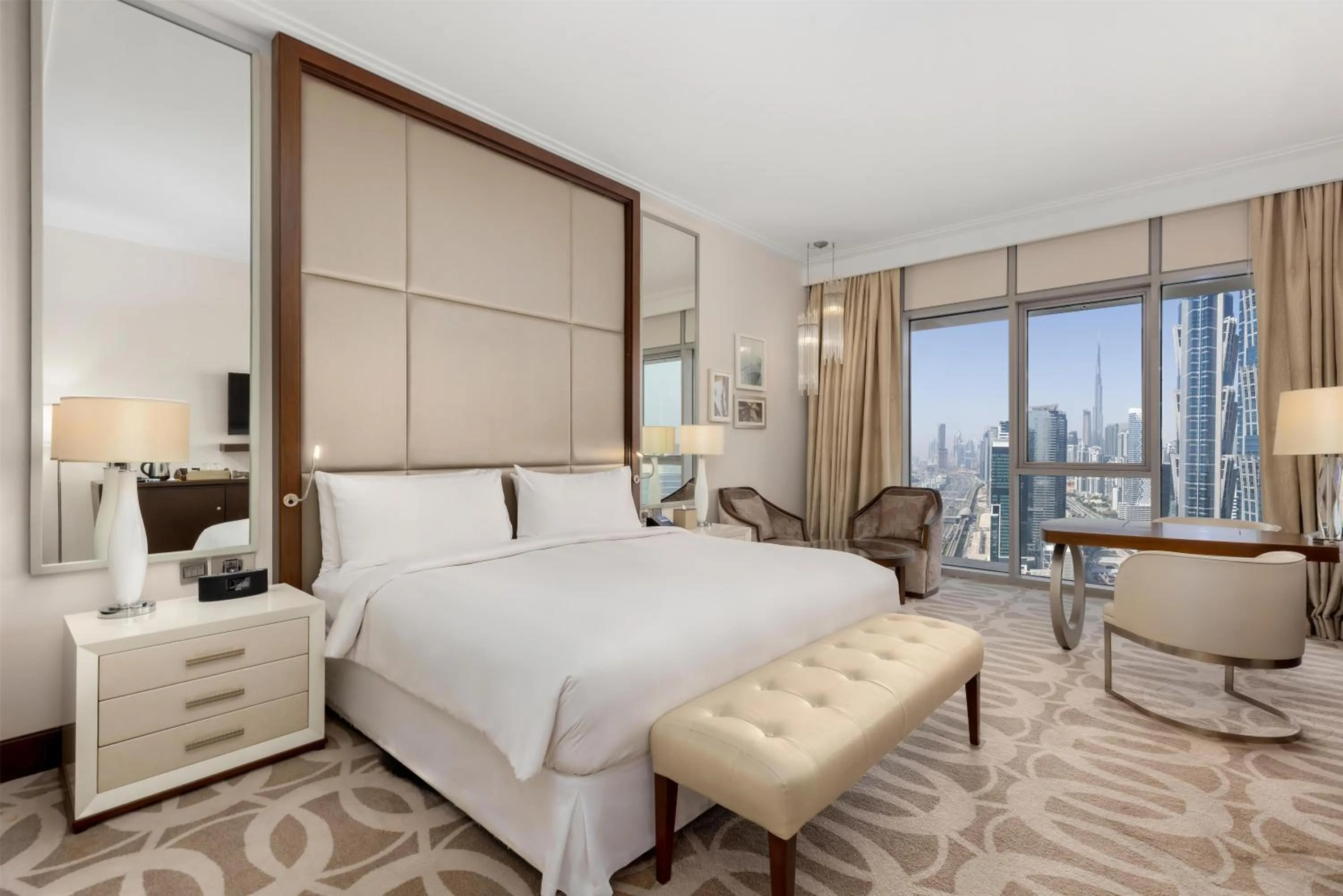 Bed in Hilton Dubai Al Habtoor City
