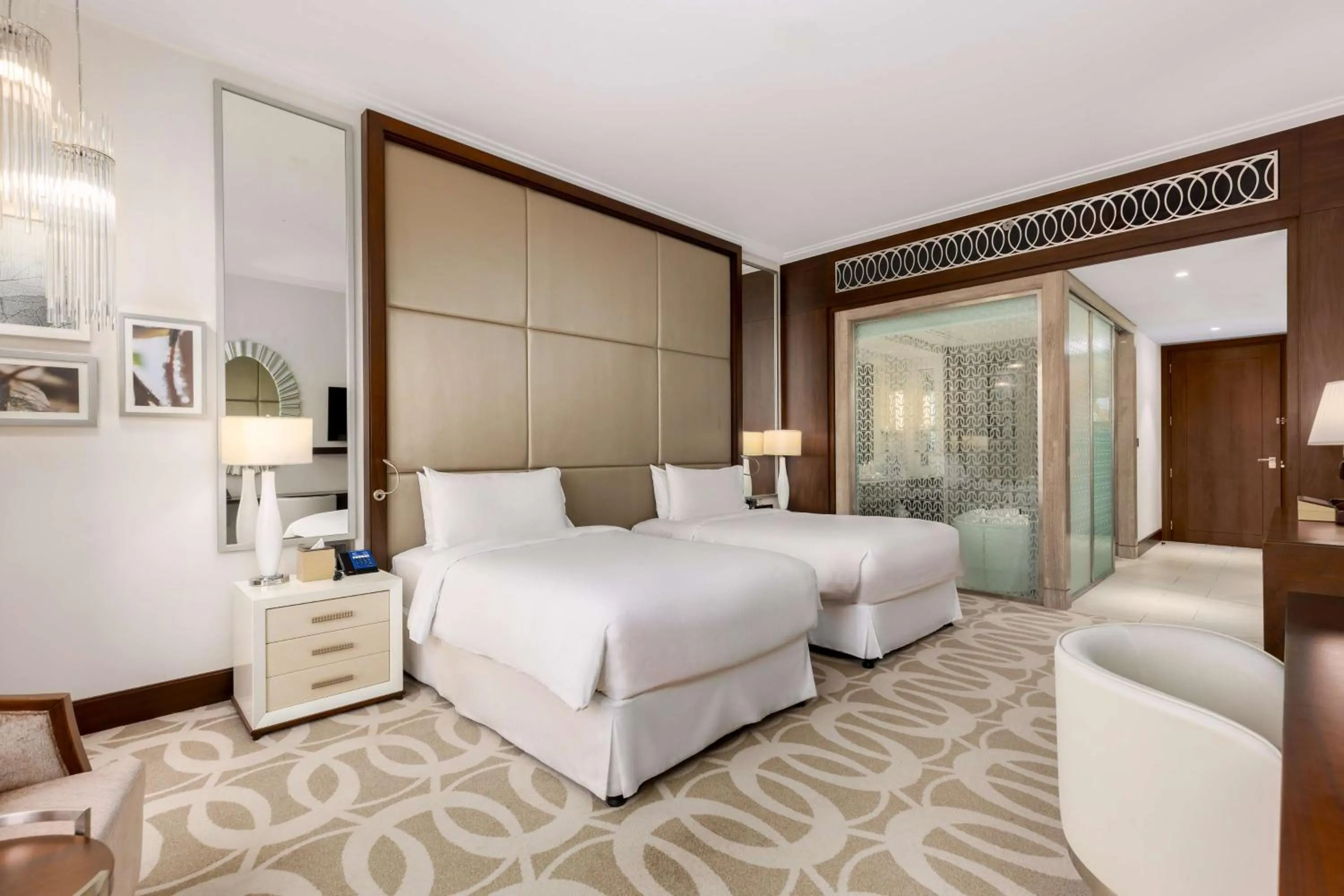 Bed in Hilton Dubai Al Habtoor City