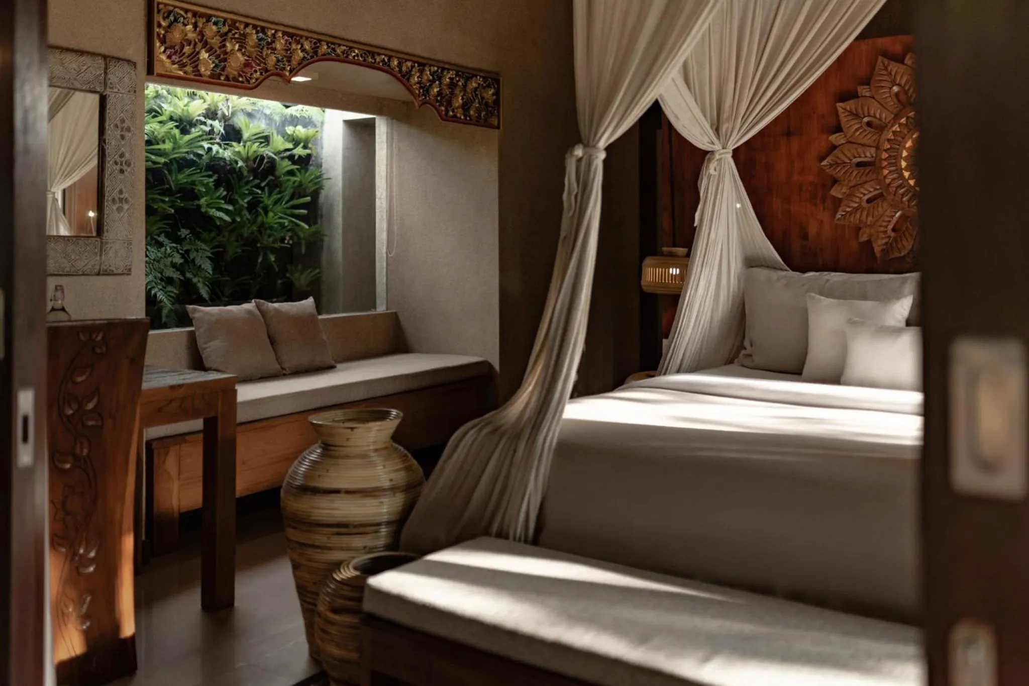 Seating area, Bed in Dedary Resort & Spa Ubud by Ini Vie Hospitality