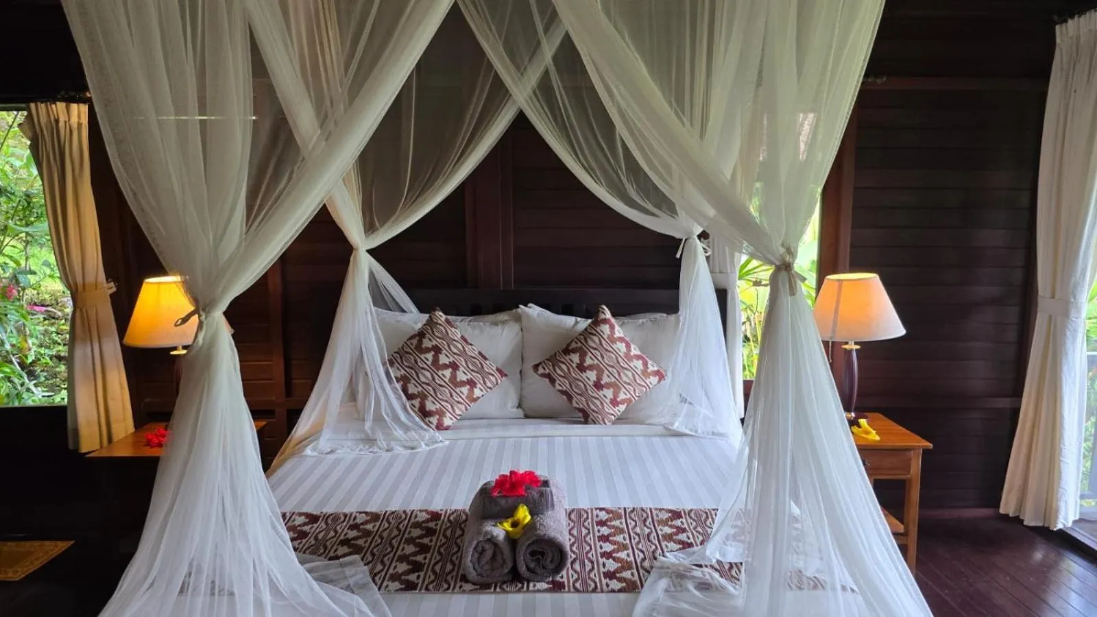 Bedroom, Bed in Villa Wedang