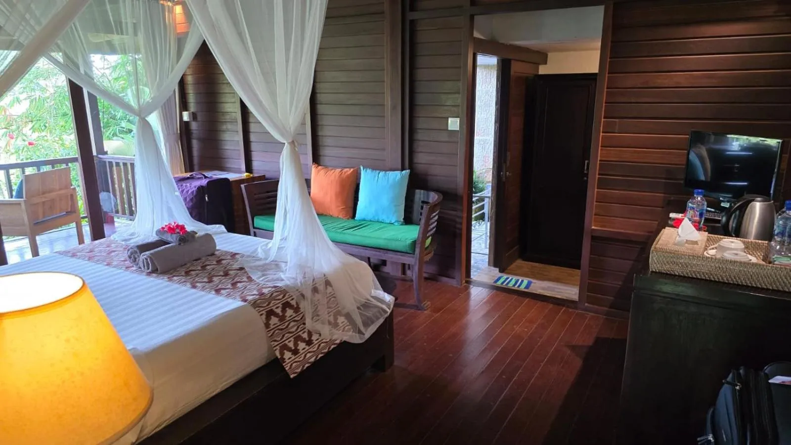Bedroom, Bed in Villa Wedang