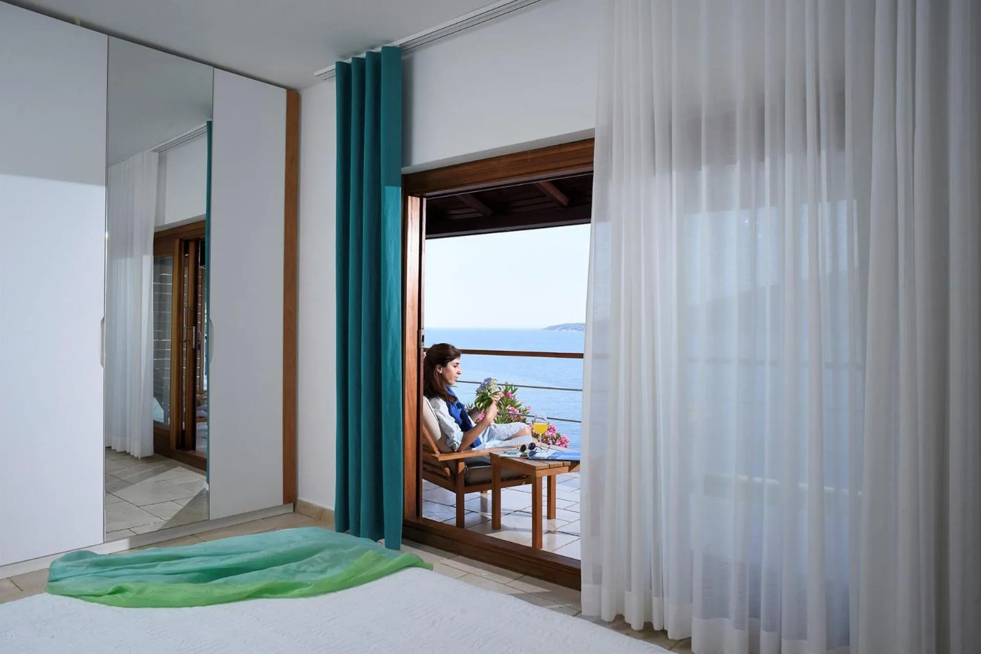 Balcony/Terrace in Hotel Villa Mahal