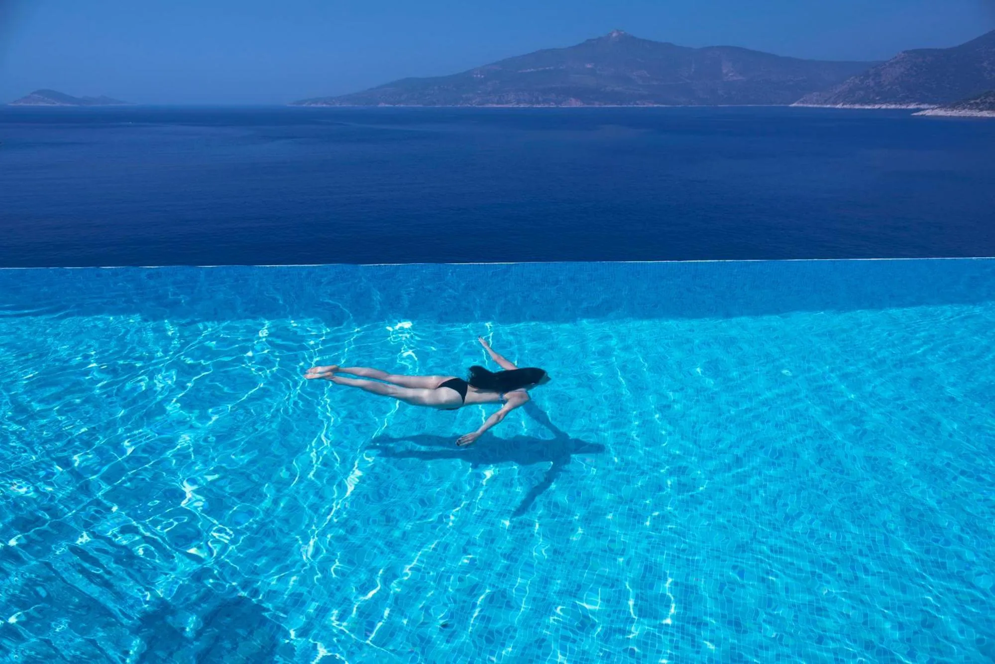 Swimming pool in Hotel Villa Mahal