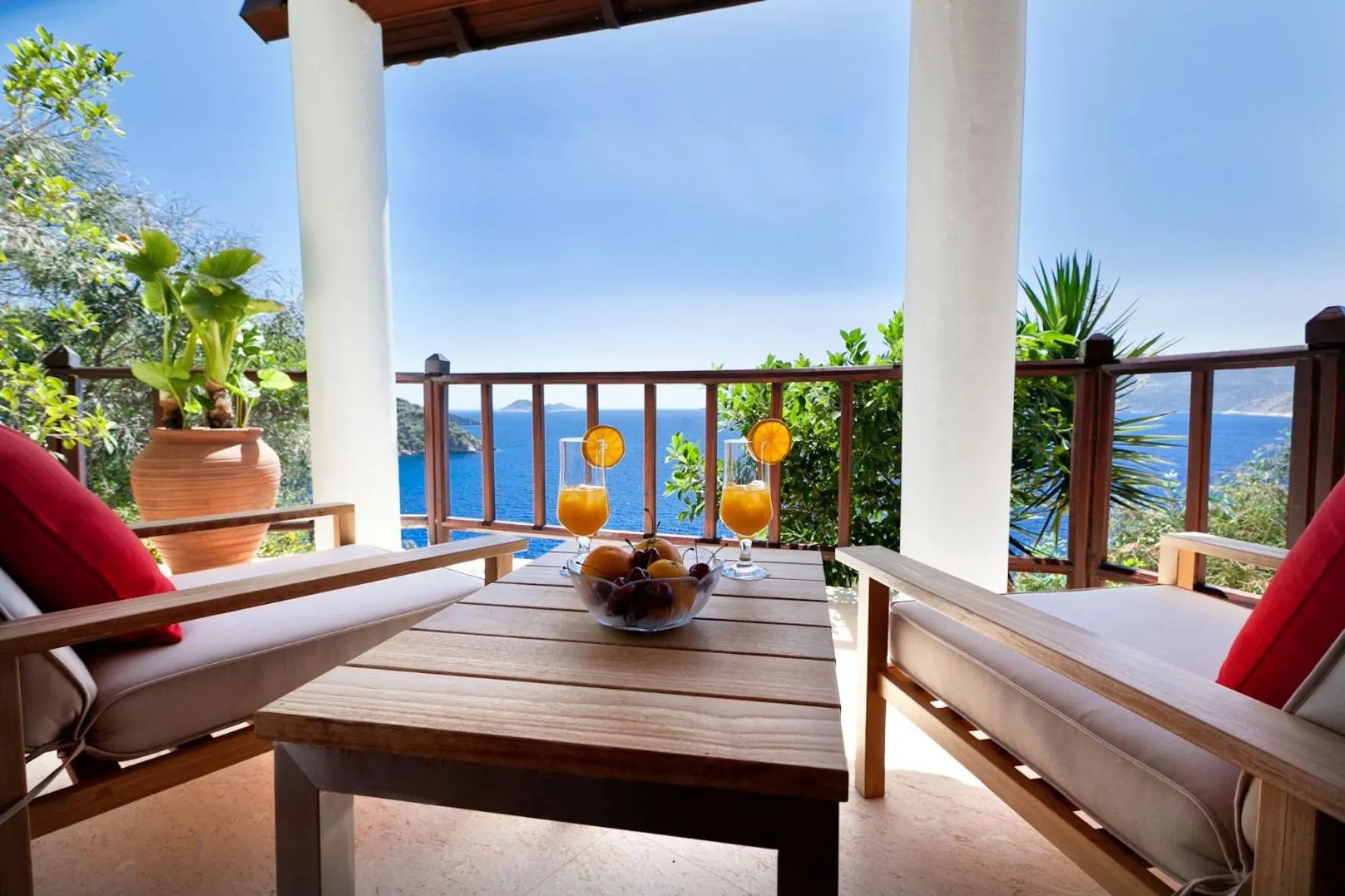 Balcony/Terrace in Hotel Villa Mahal