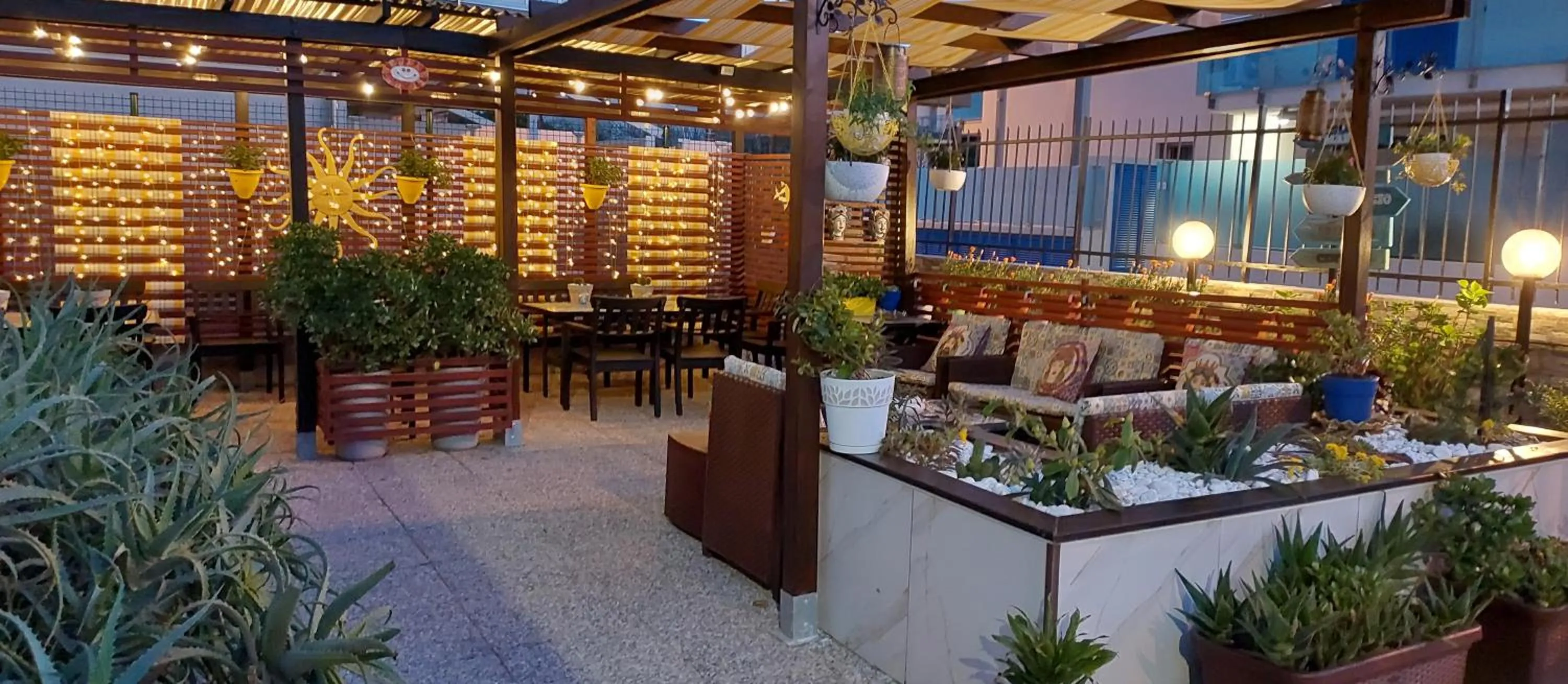 Garden view in Villa La Lanterna