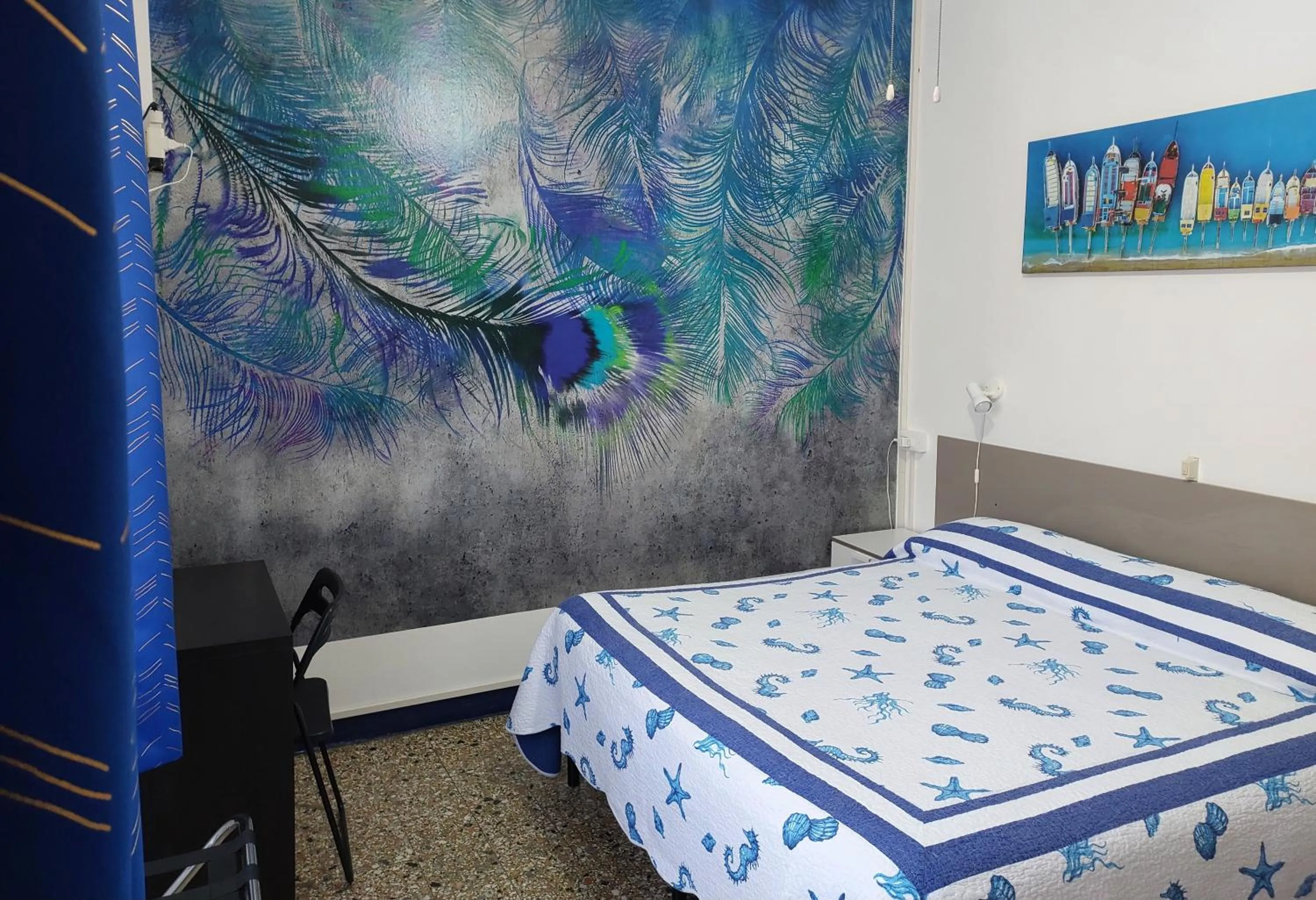 Bed in Villa La Lanterna