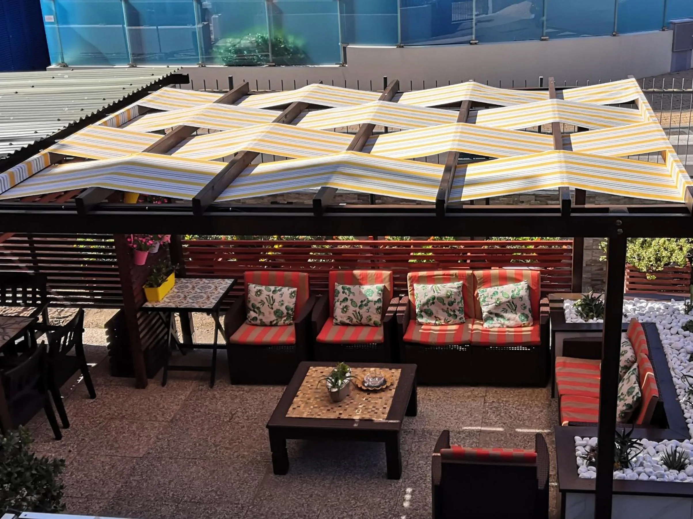 Garden view in Villa La Lanterna