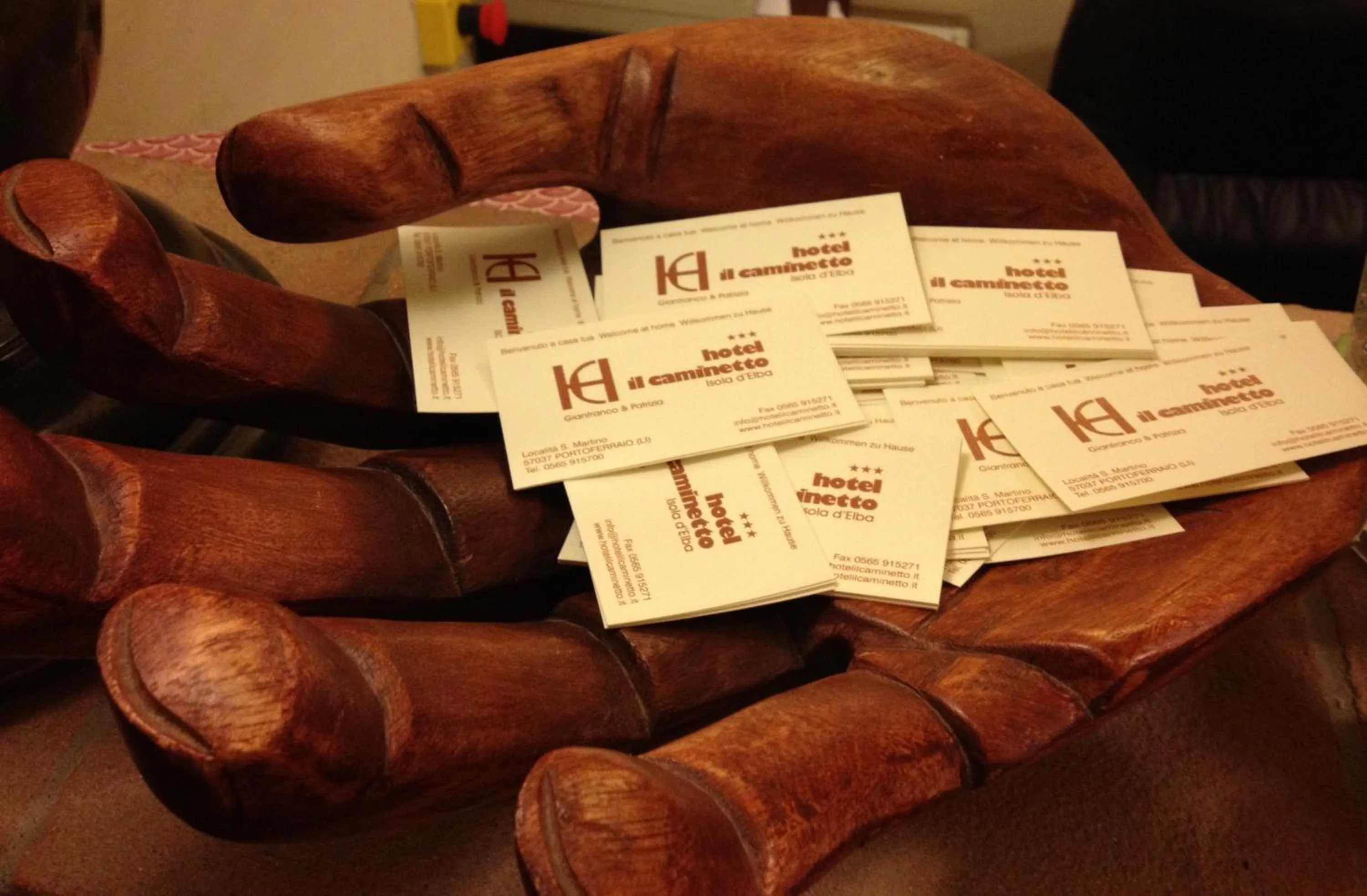 Lobby or reception in Hotel Il Caminetto