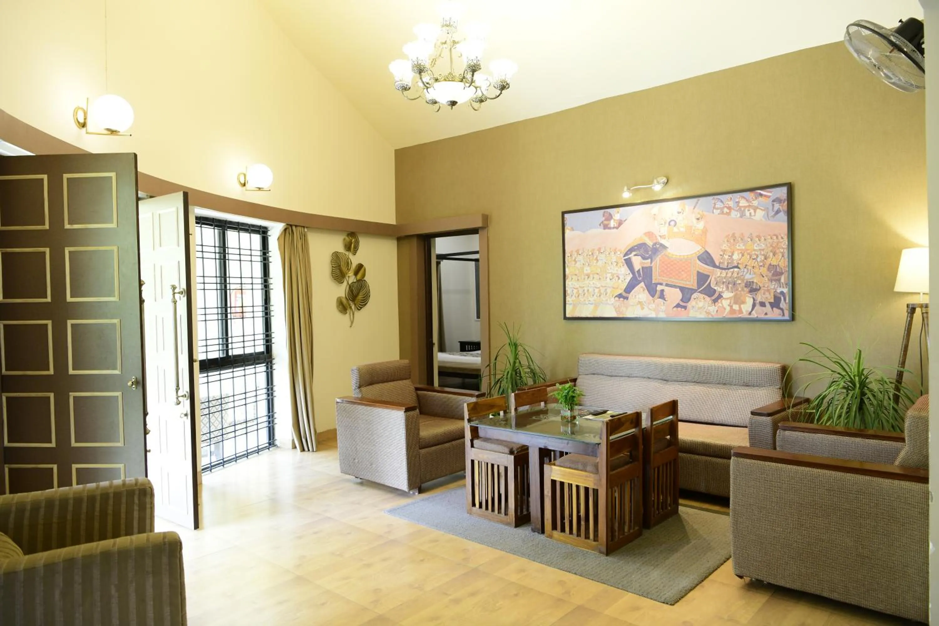 Living room in Olive Resort & Villas