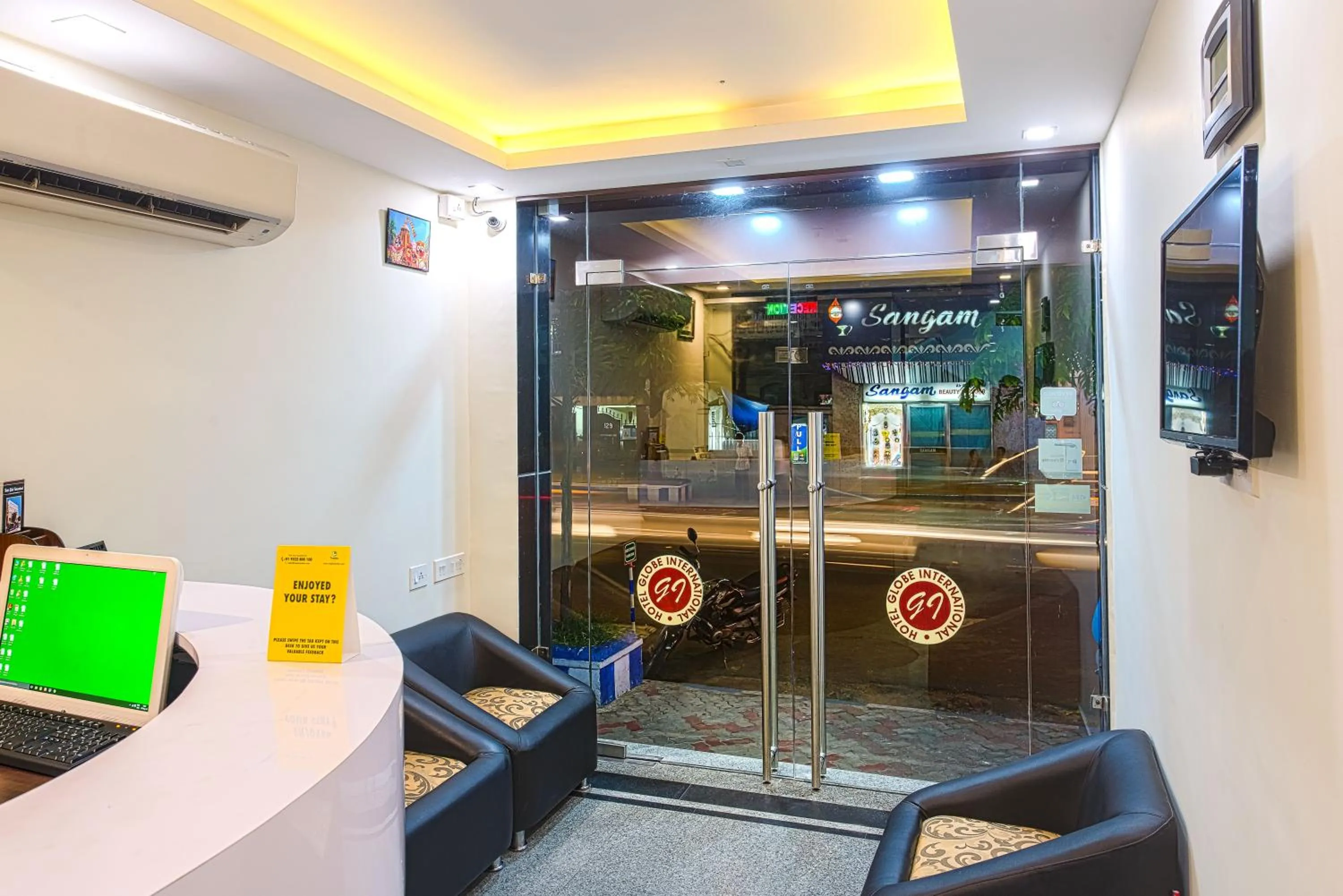Lobby or reception in Treebo Globe International, Near Kalighat Mandir