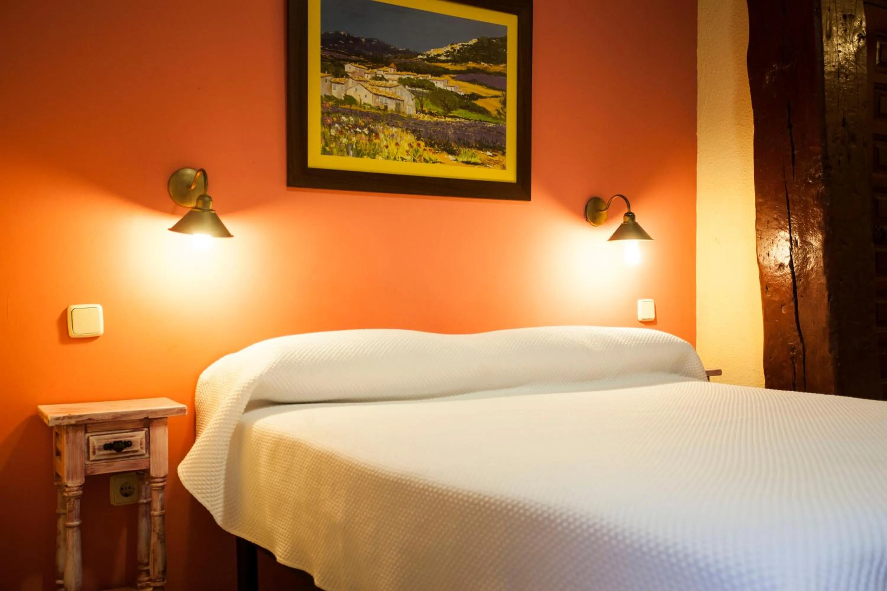 Bed in Hostal Castilla