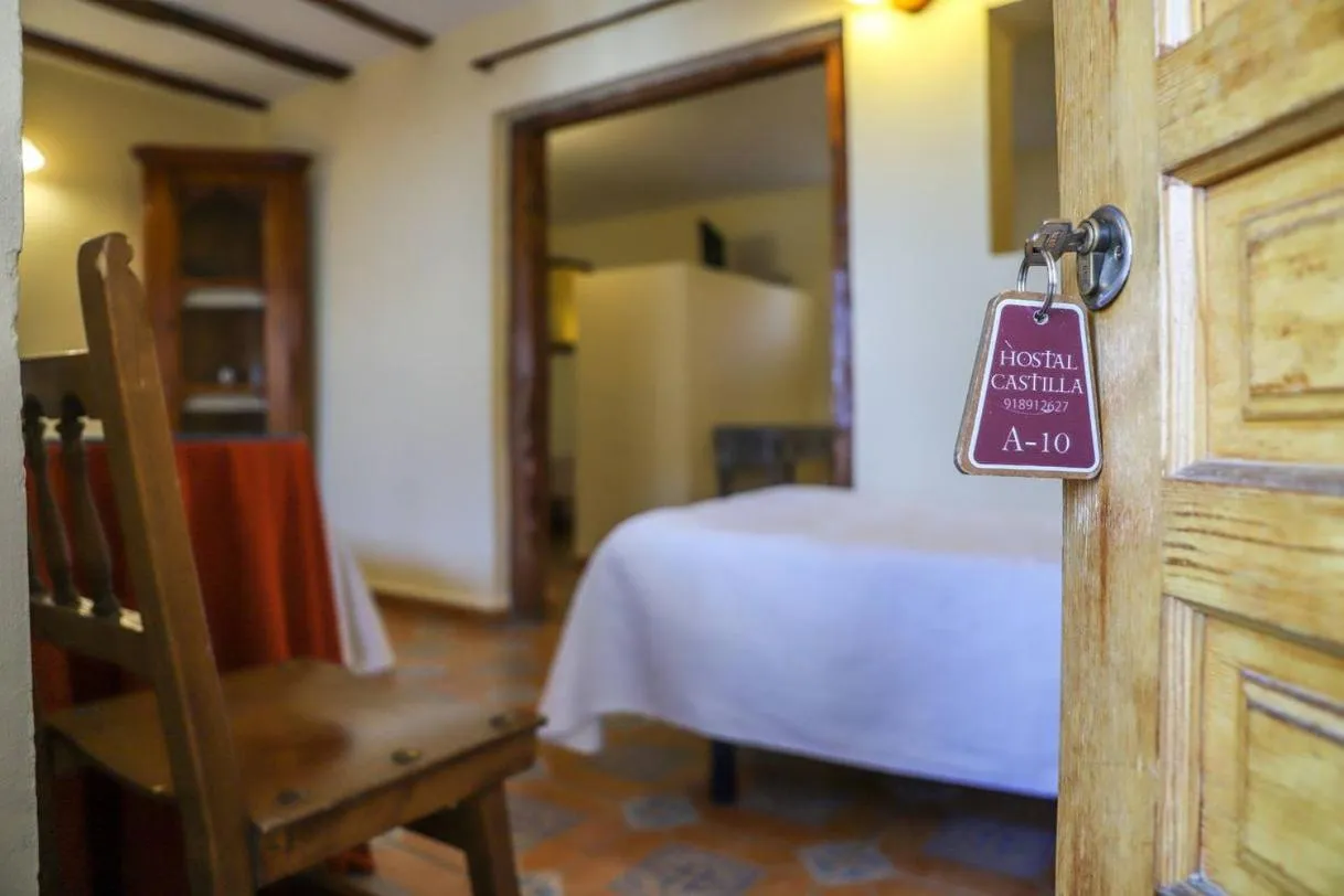 Bed in Hostal Castilla