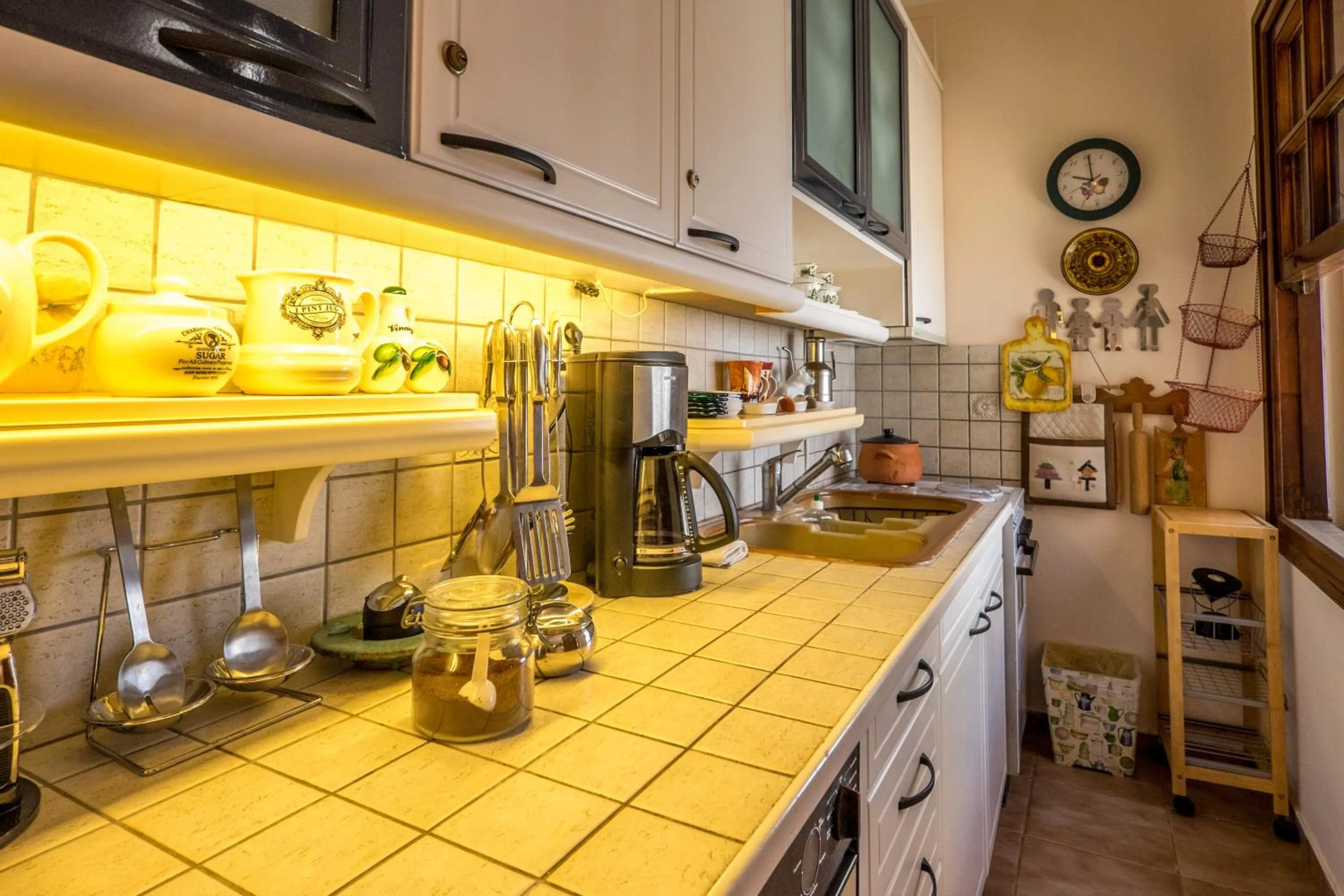 Kitchen or kitchenette in Calergi Residence - Holidays in Crete