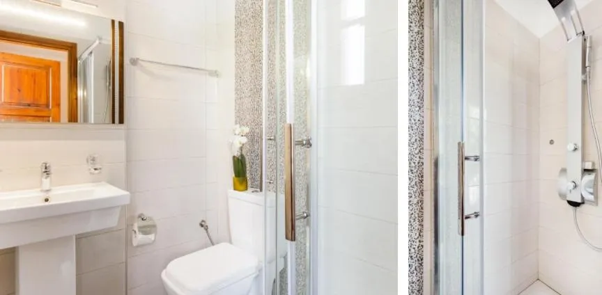 Shower in Calergi Residence - Holidays in Crete