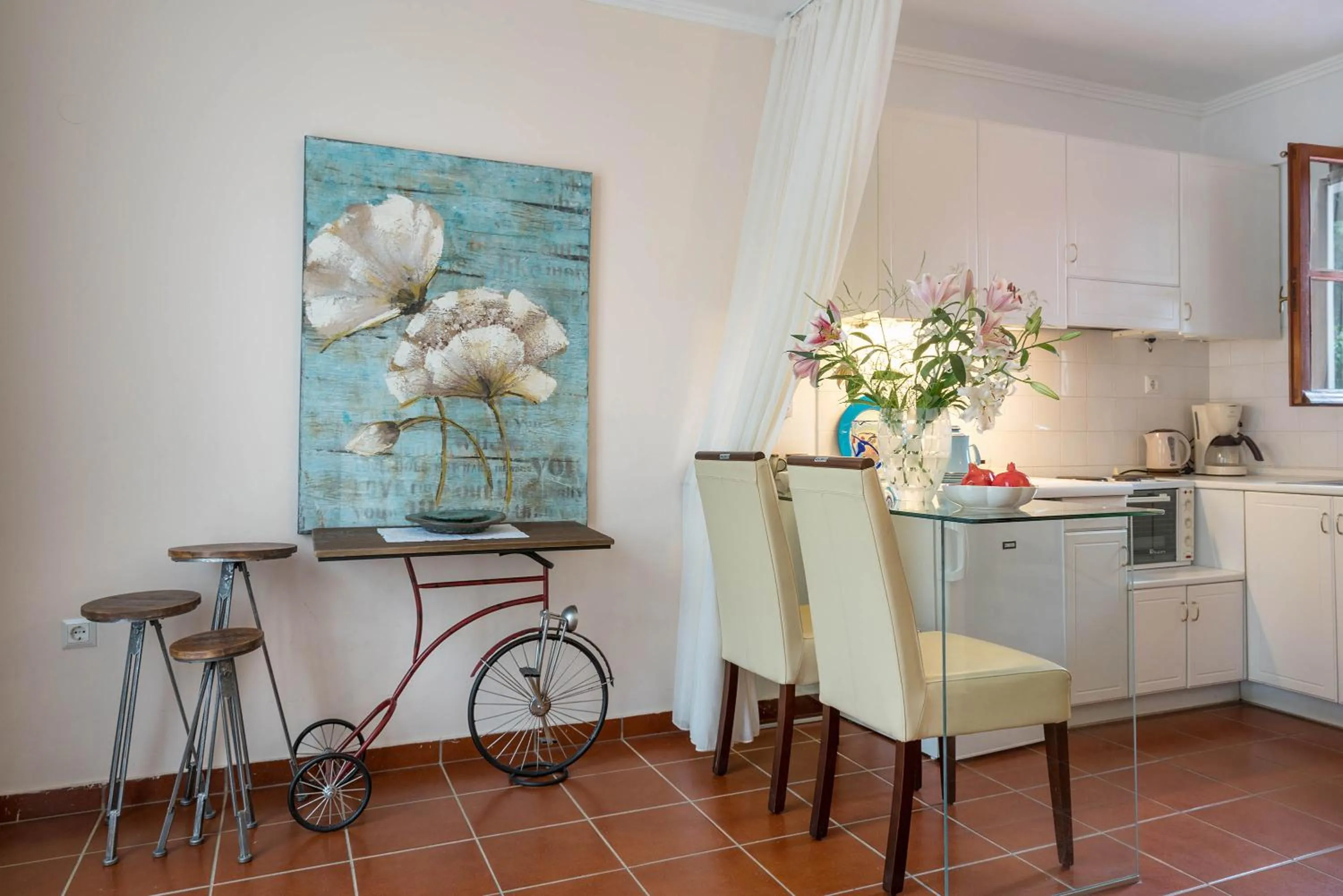 Kitchen or kitchenette in Calergi Residence - Holidays in Crete