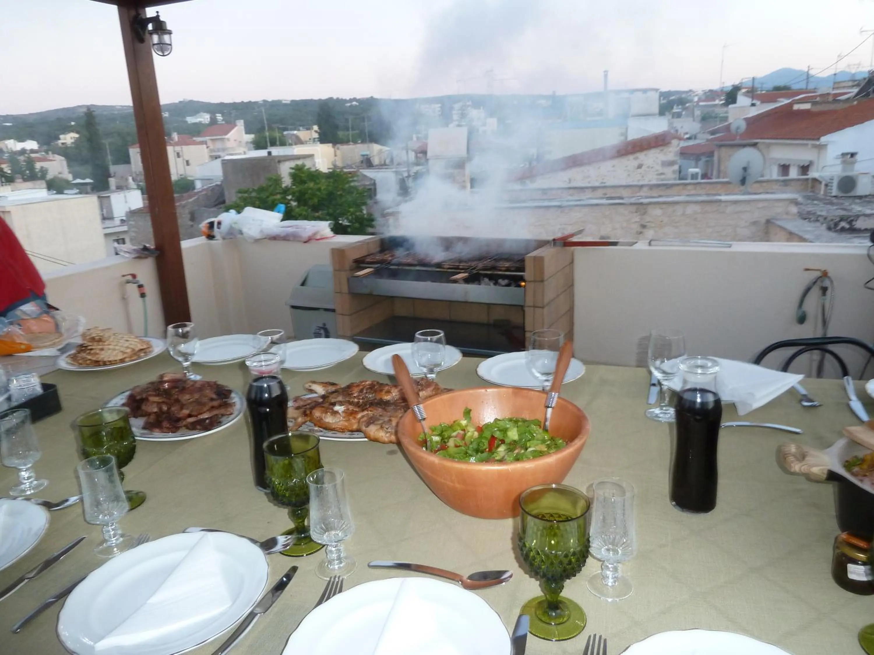 BBQ facilities in Calergi Residence - Holidays in Crete