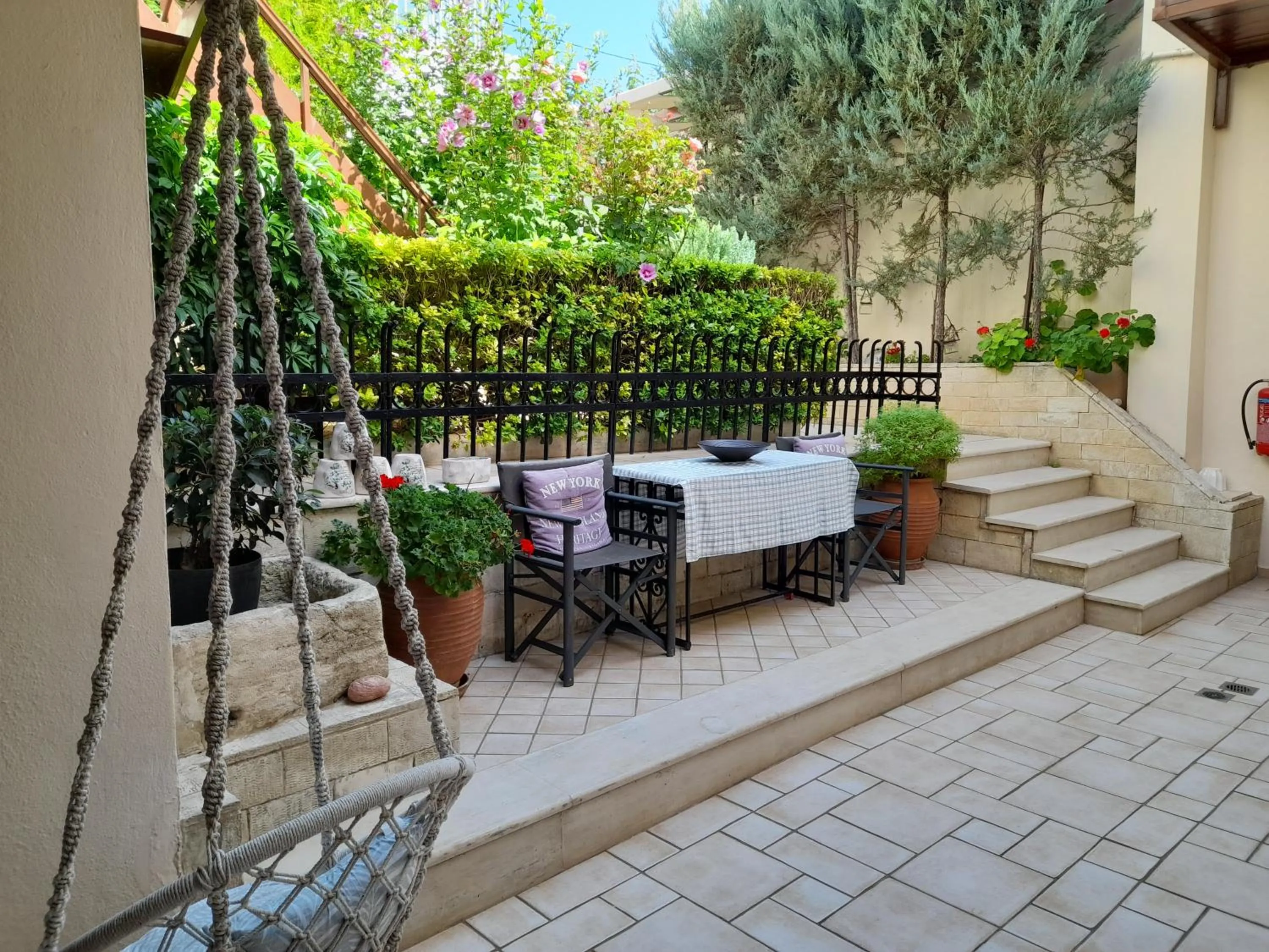 Garden view in Calergi Residence - Holidays in Crete