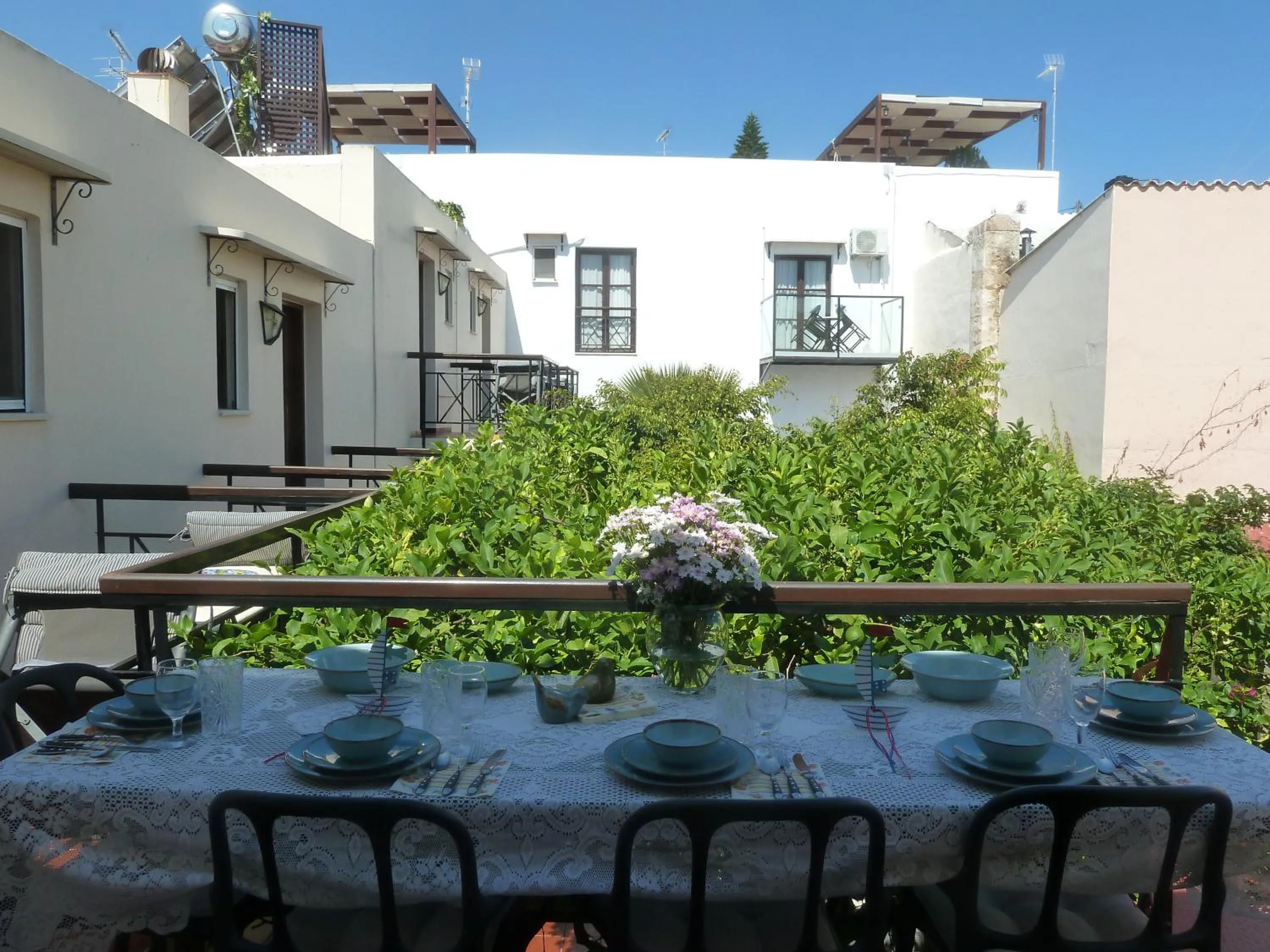 Garden view in Calergi Residence - Holidays in Crete
