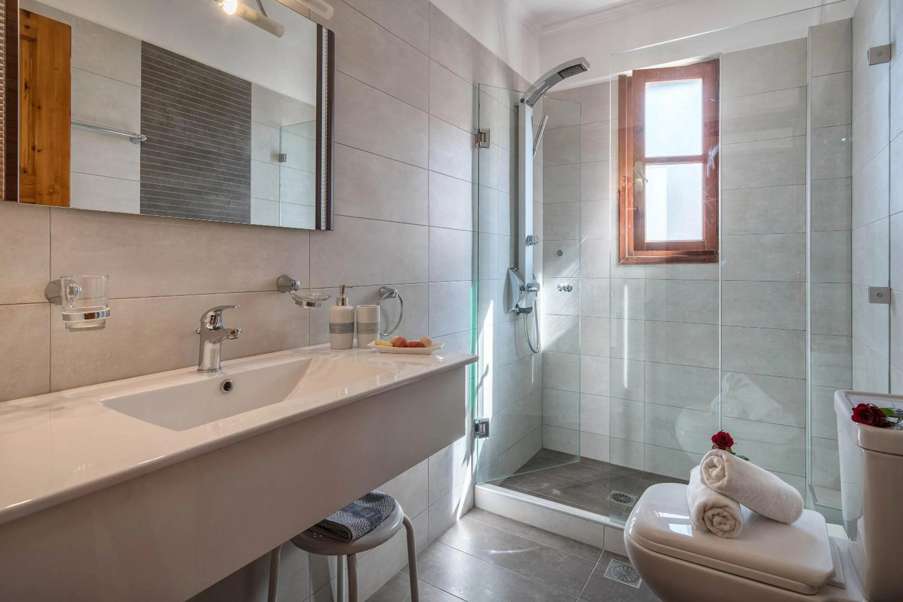 Bathroom in Calergi Residence - Holidays in Crete