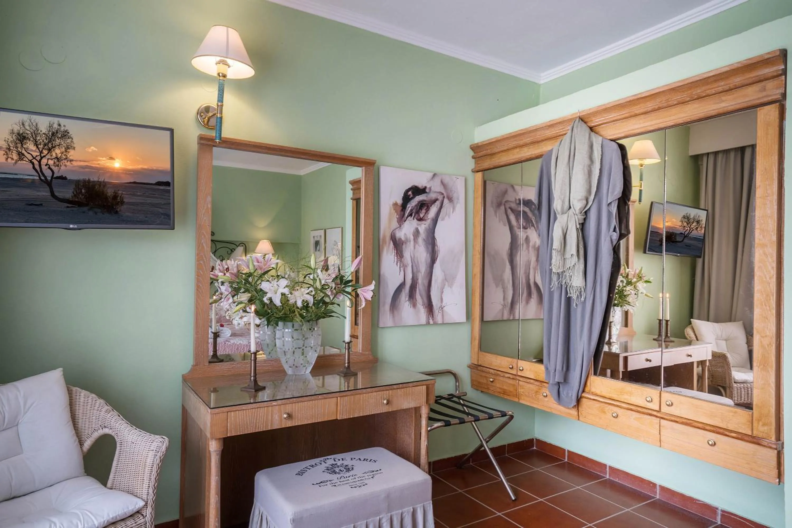 Seating area in Calergi Residence - Holidays in Crete