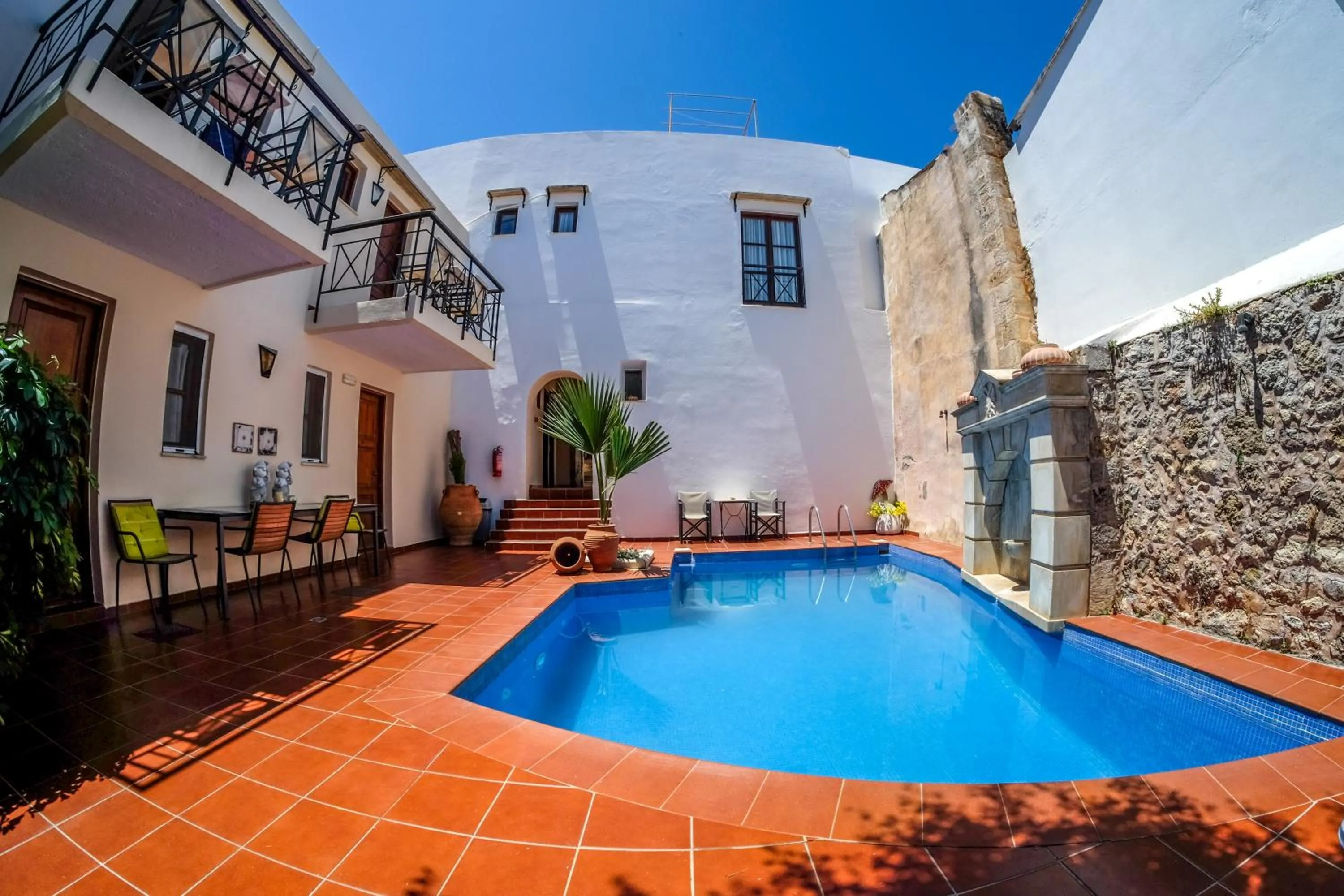 Swimming pool in Calergi Residence - Holidays in Crete