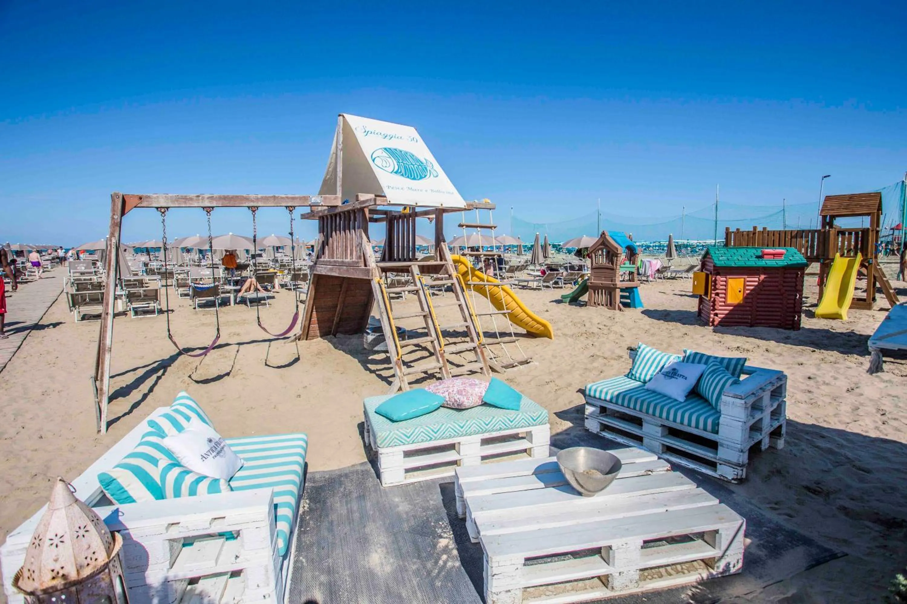 Children play ground in Hotel Adler