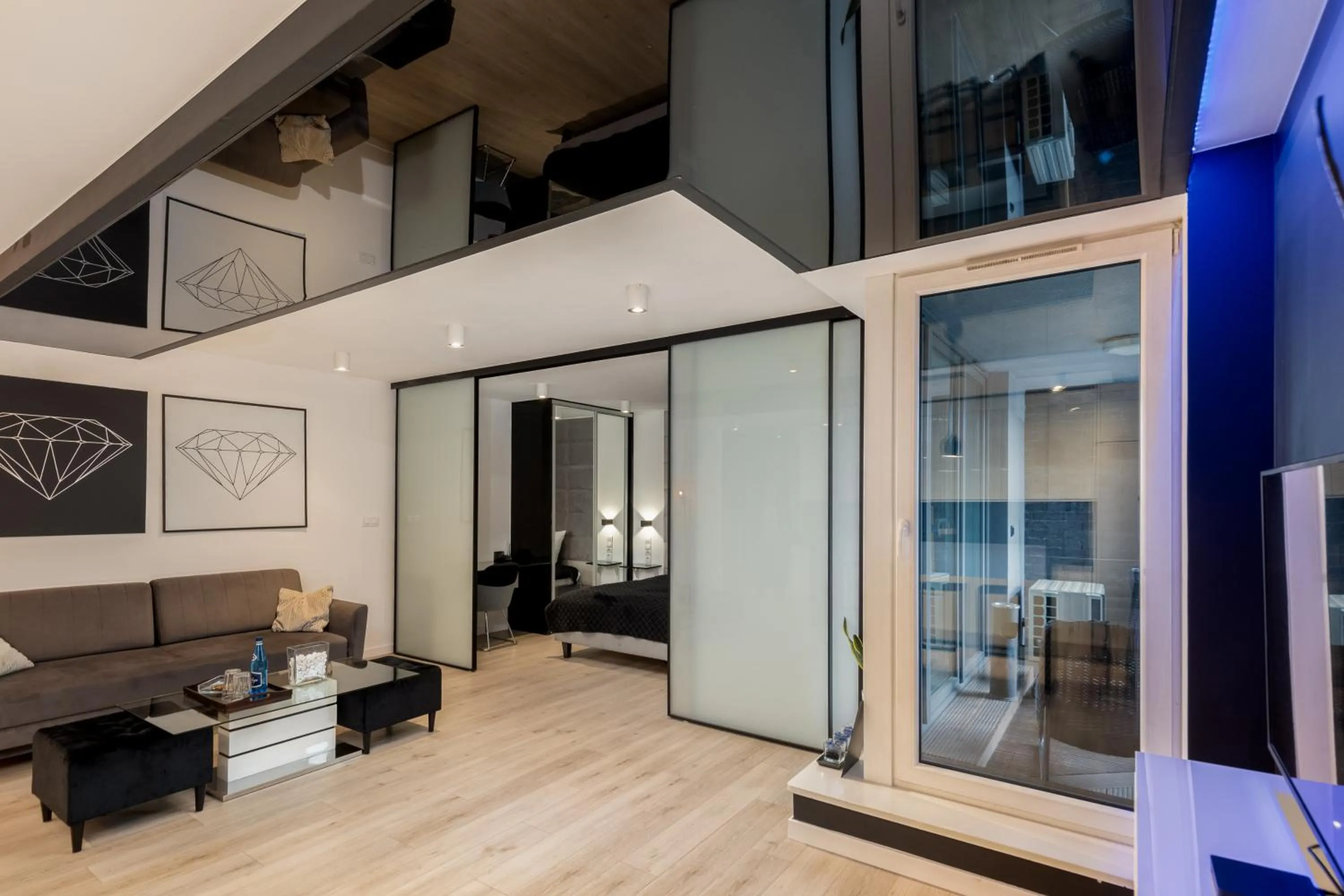 Living room in Diamonds Apartment