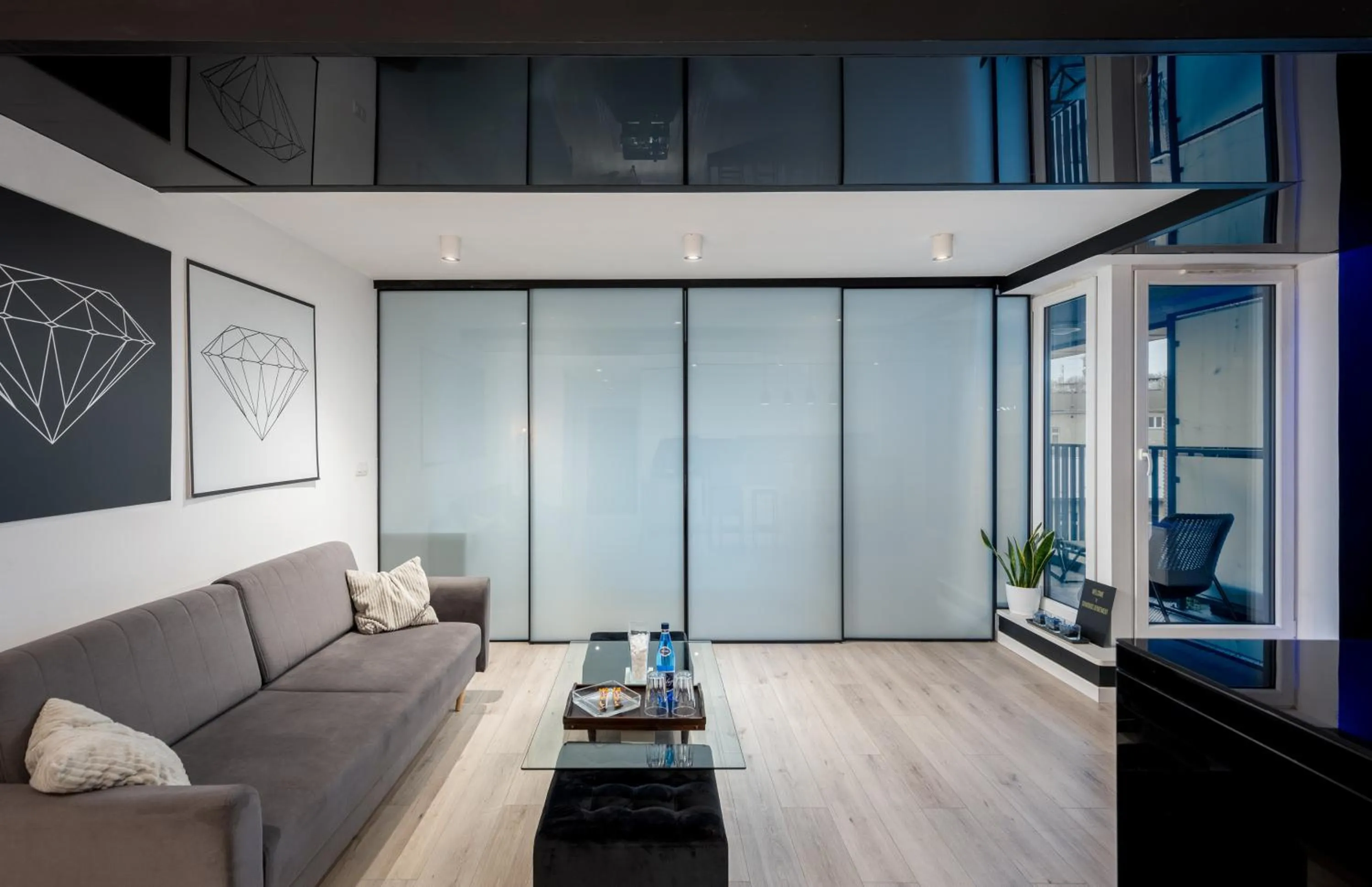 Living room in Diamonds Apartment