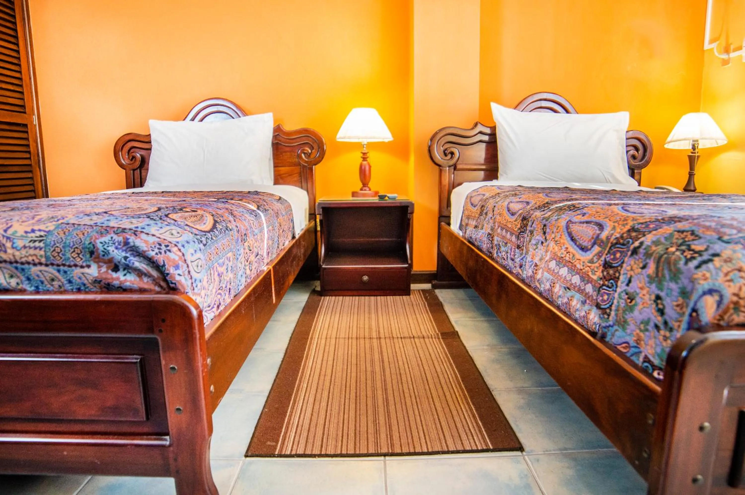 Bed in Hotel El Auca