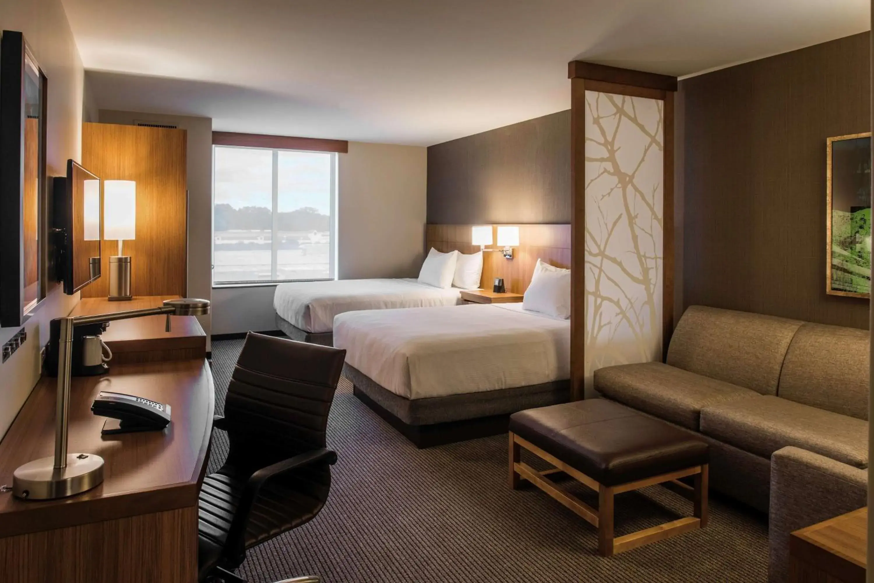 Queen Room with Two Queen Beds and Roll-In Shower - Disability Access in Hyatt Place Cleveland/Westlake/Crocker Park Queen Room with Two Queen Beds and Roll-In Shower - Disability Access in Hyatt Place Cleveland/Westlake/Crocker Park