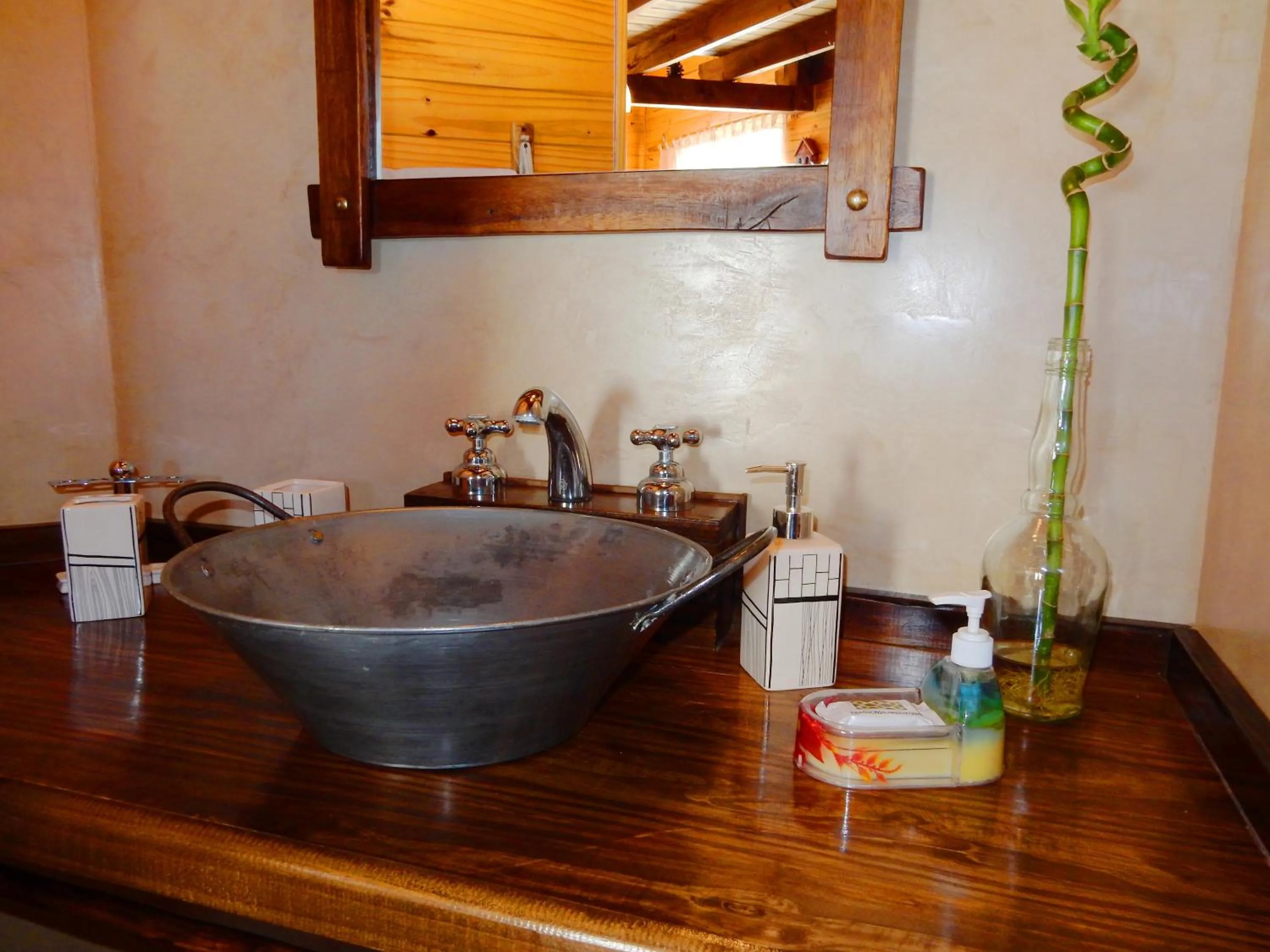 Bathroom in Cabañas Alechen