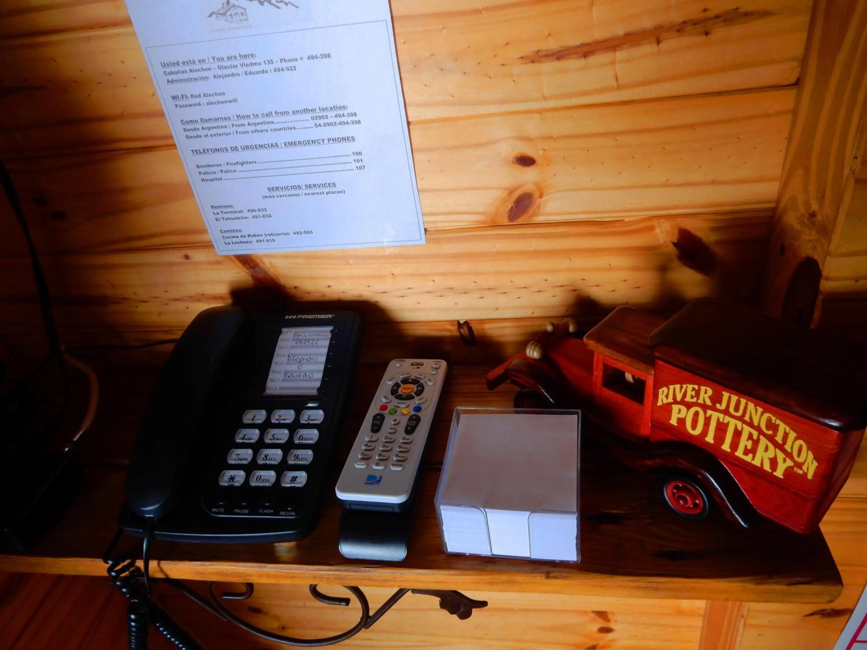 Area and facilities in Cabañas Alechen