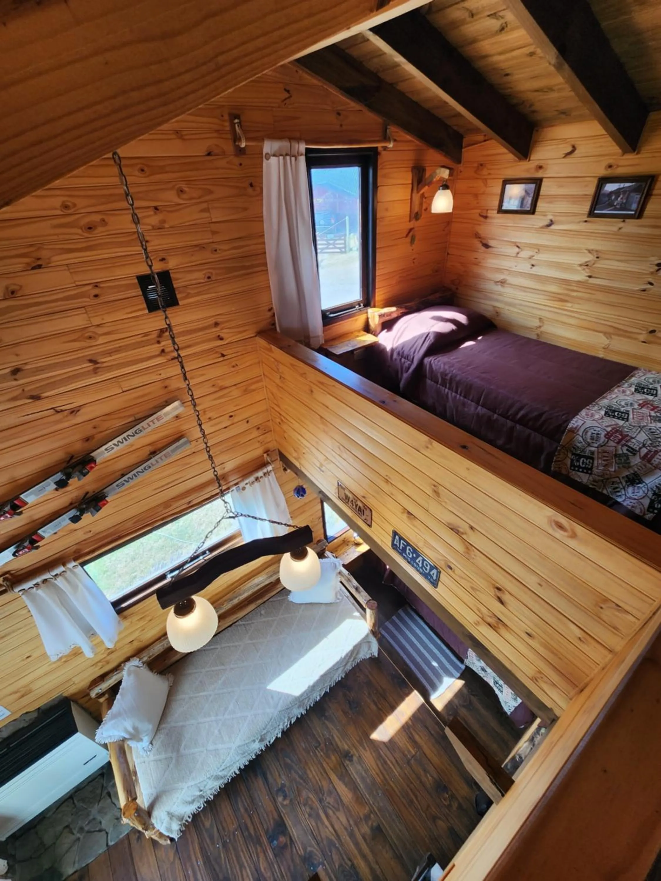 Photo of the whole room, Bed in Cabañas Alechen