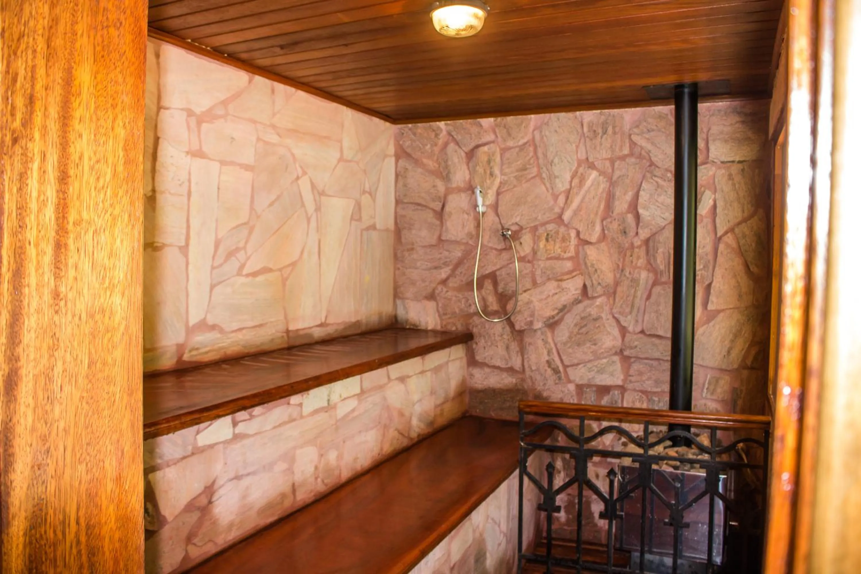 Sauna in Pousada Cabanas no Mundo