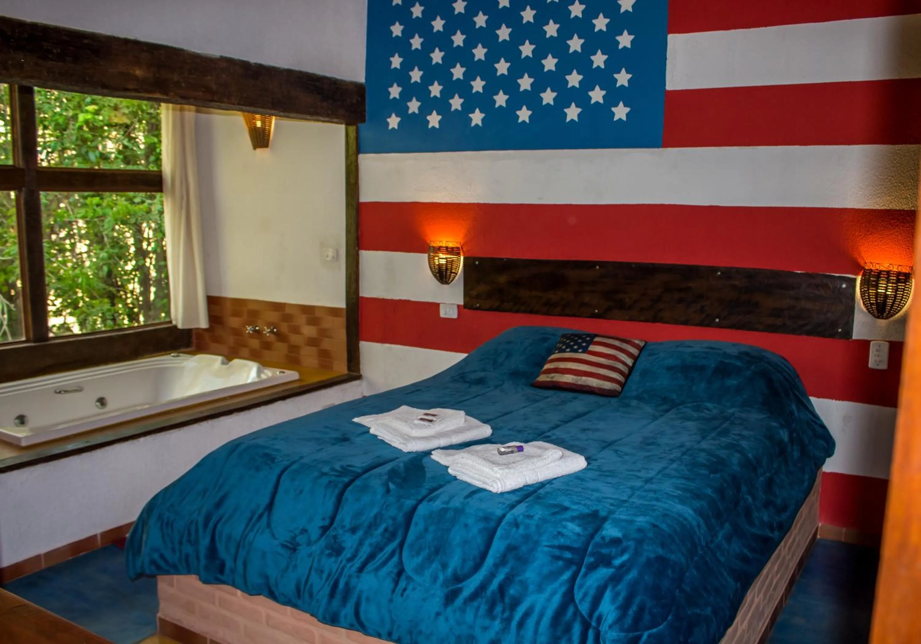 Photo of the whole room, Bed in Pousada Cabanas no Mundo